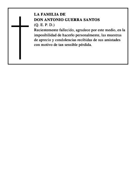 Don Antonio Guerra Santos