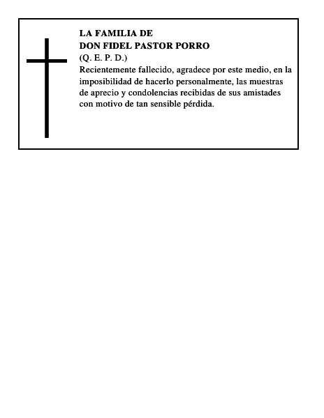 Don Fidel Pastor Porro