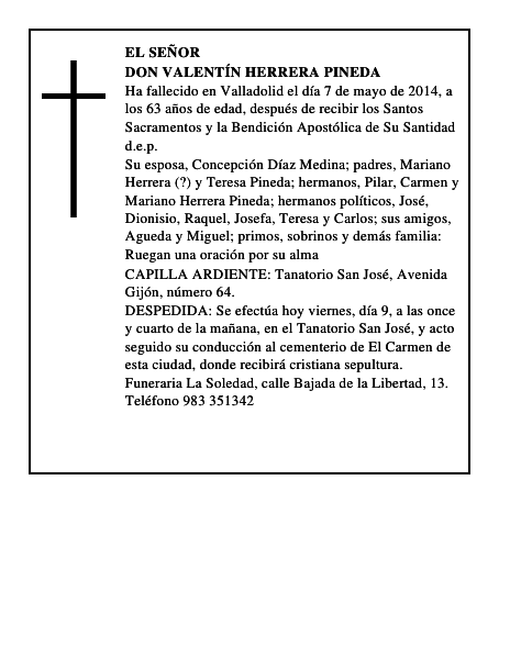 Don Valentín Herrera Pineda