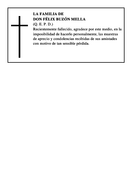 Don Félix Buzón Mella