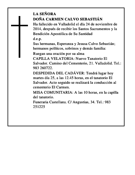 Doña Carmen Calvo Sebastián