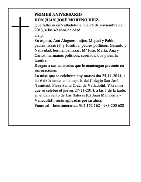 Don Juan José Moreno Díez