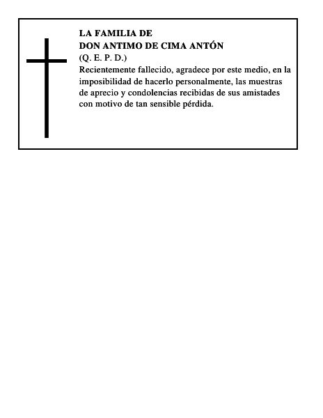 Don Antimo de Cima Antón