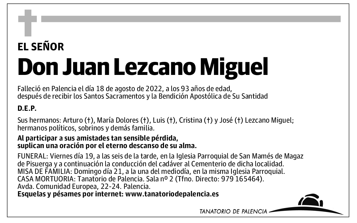 Don Juan Lezcano Miguel