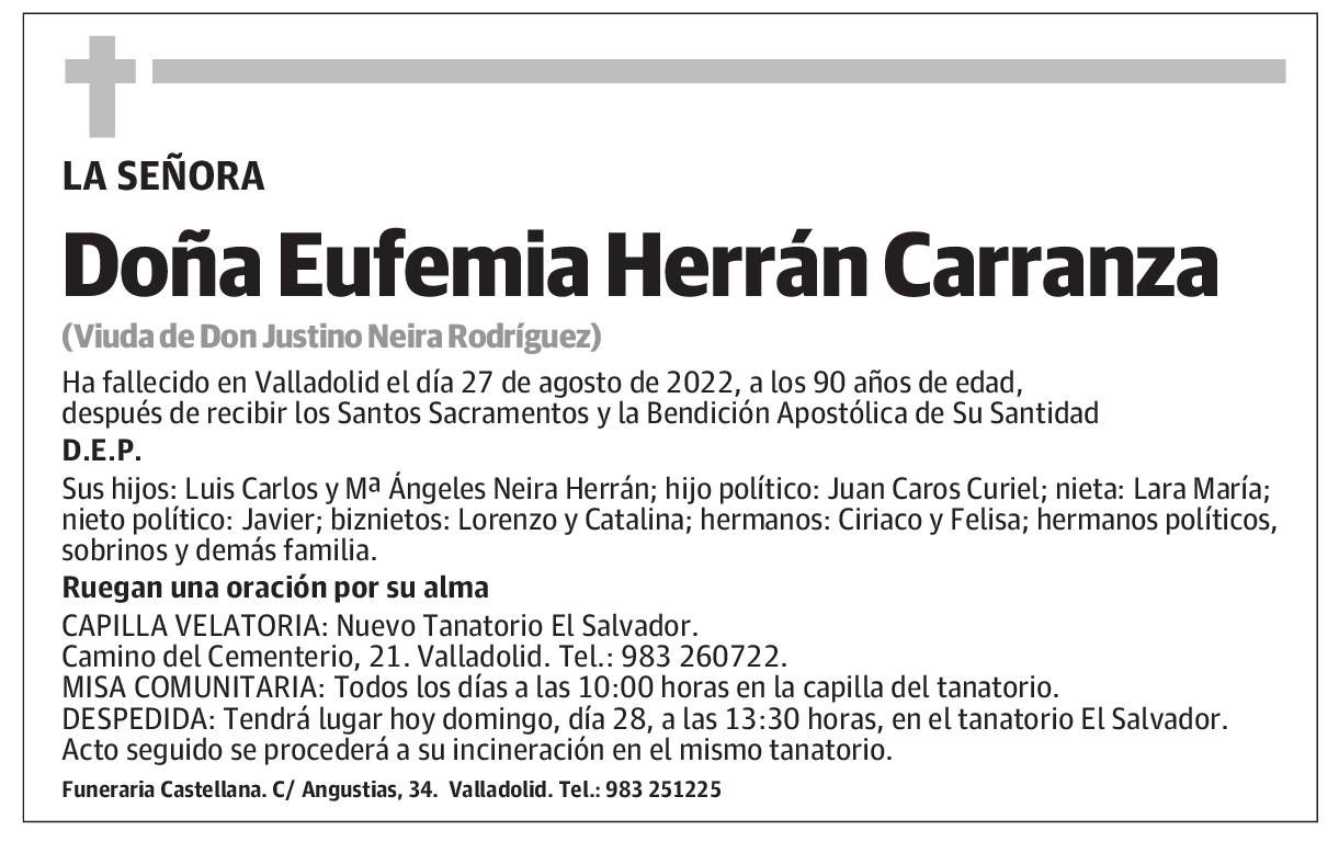 Eufemia Herrán Carranza