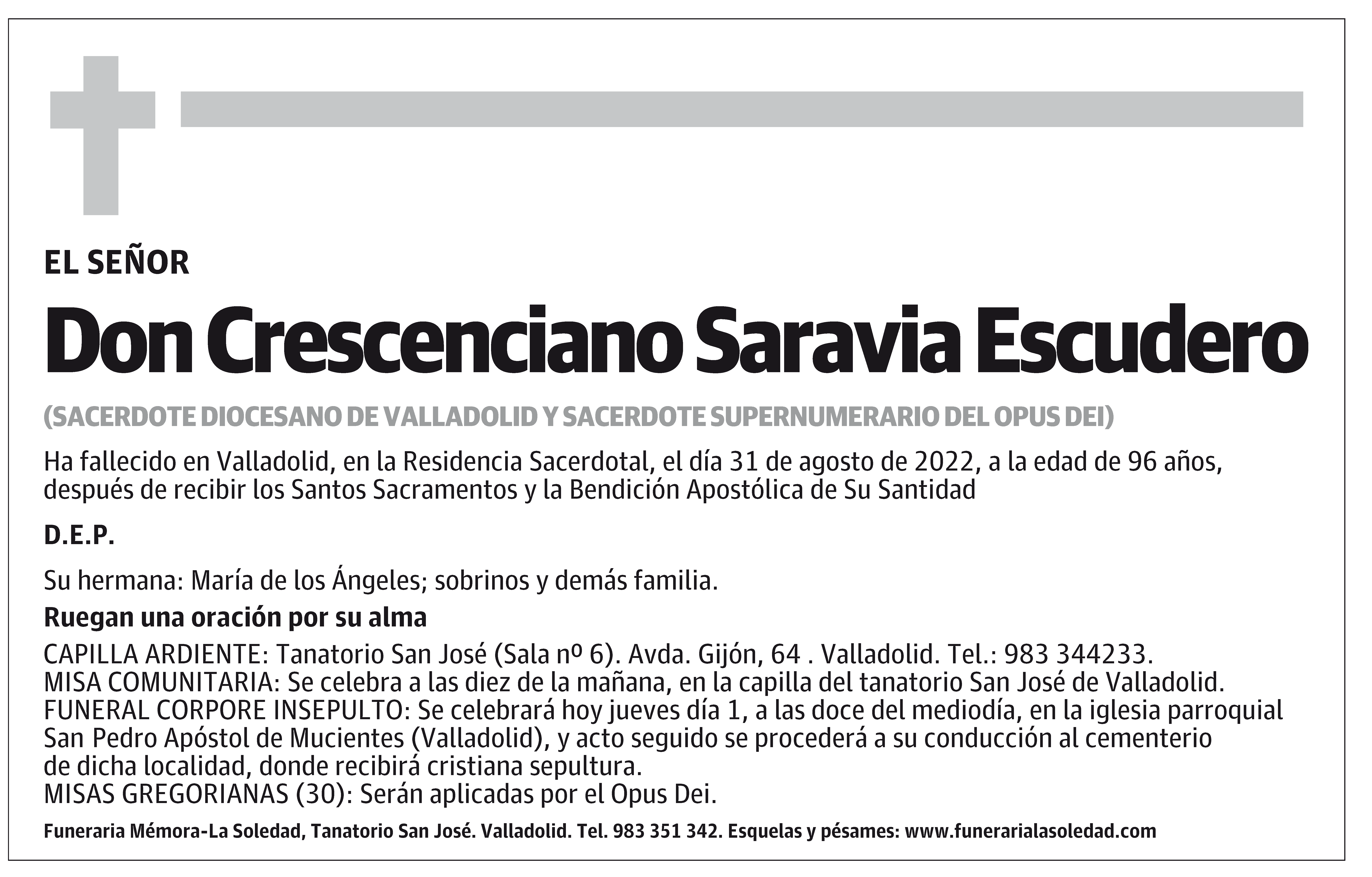 Crescenciano Saravia Escudero
