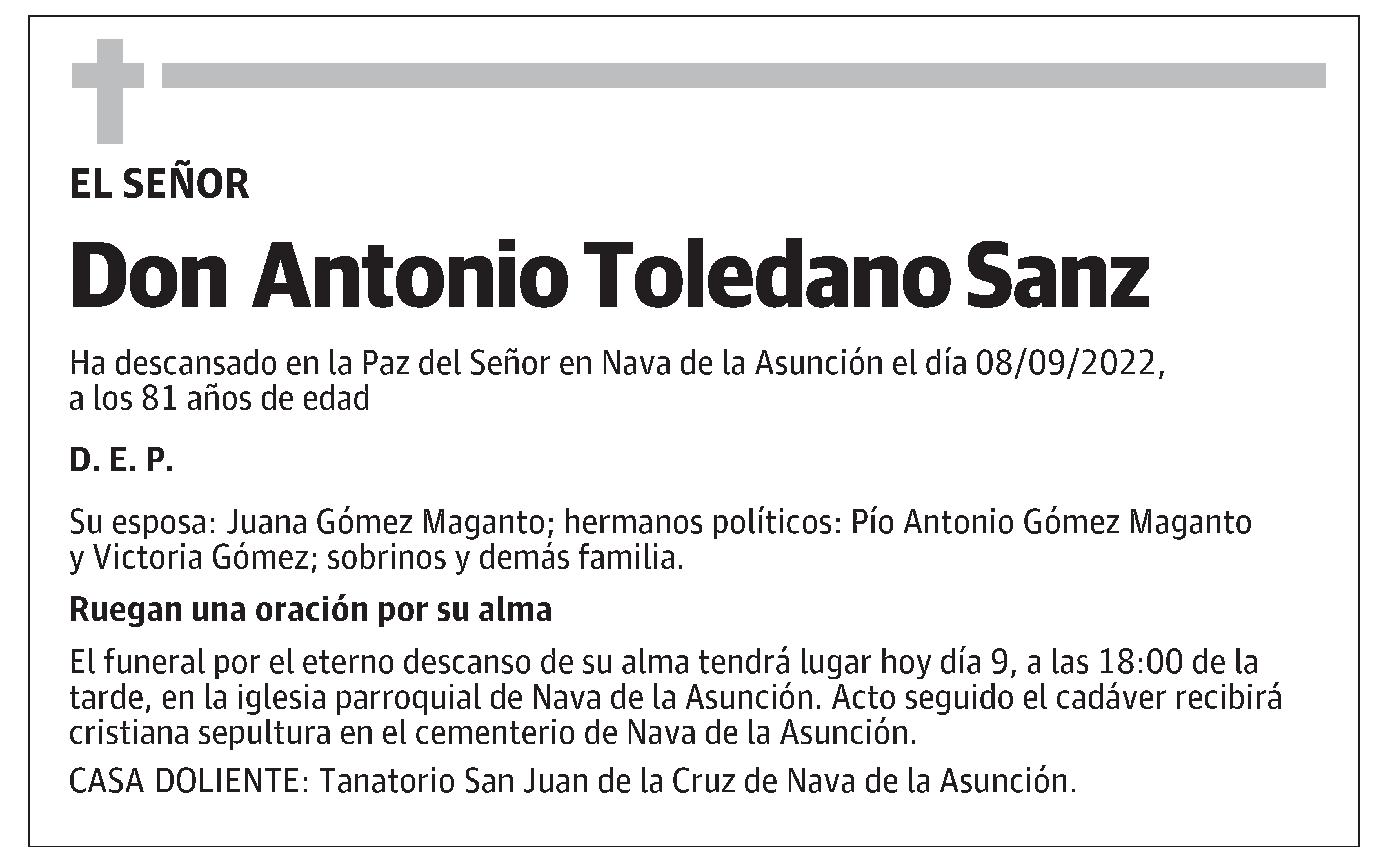 Antonio Toledano Sanz