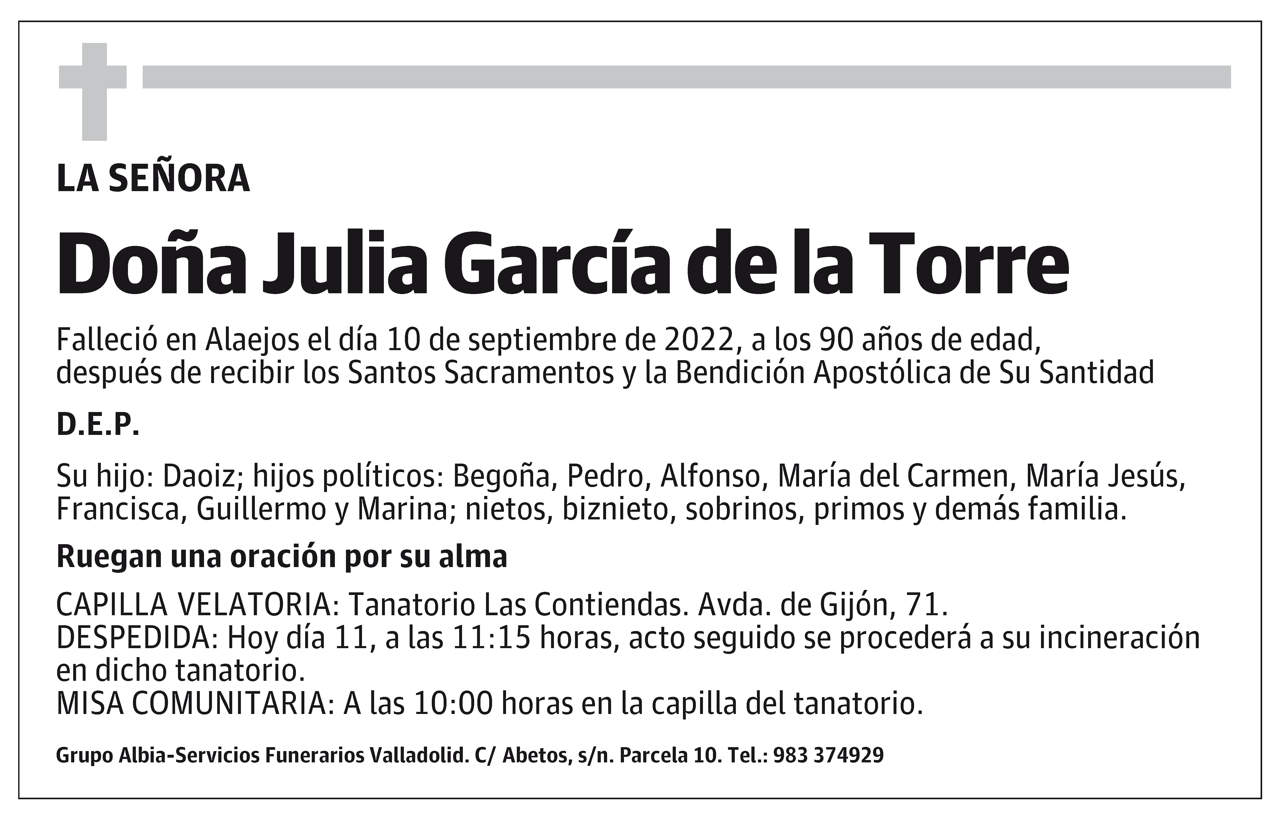 Julia García de la Torre