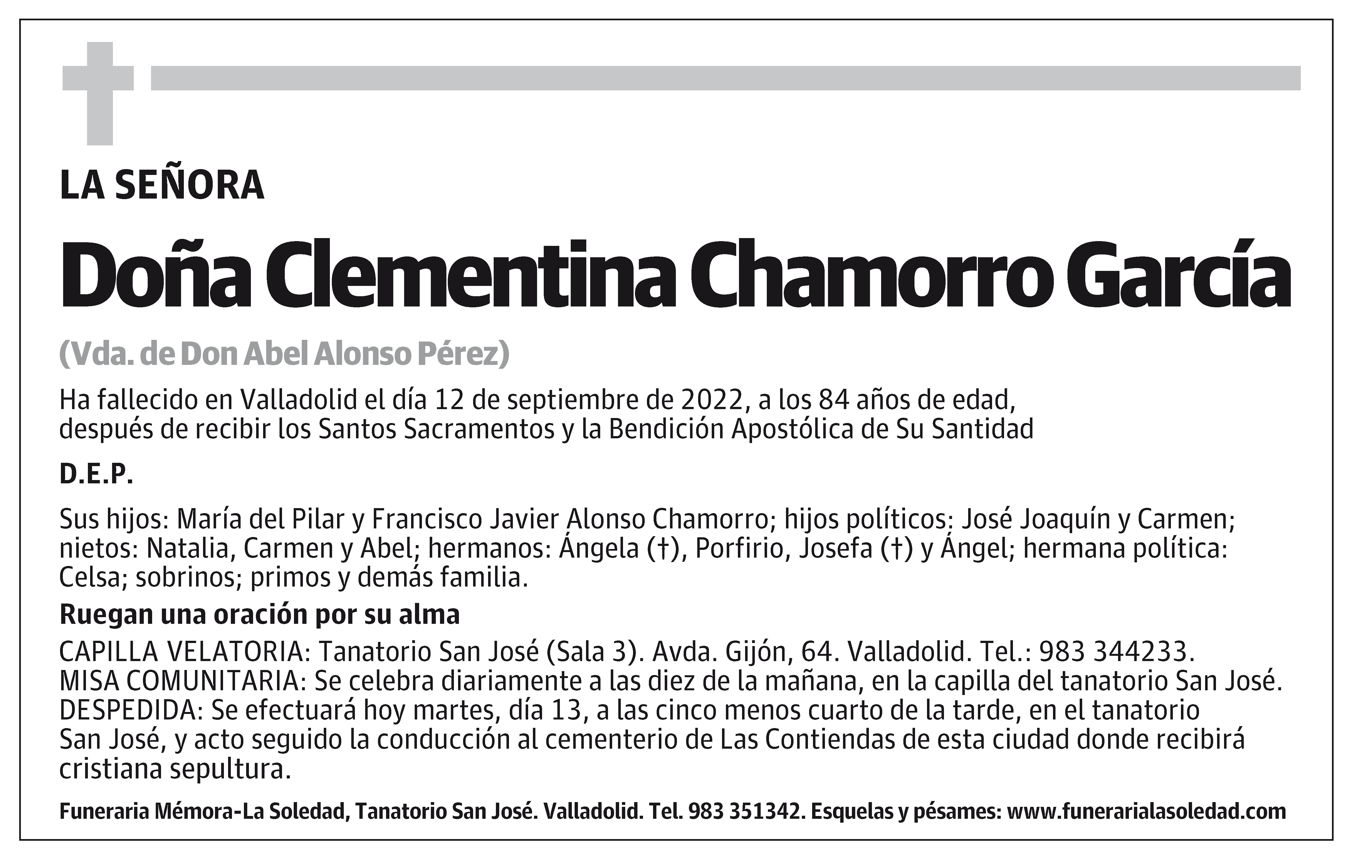 Clementina Chamorro García