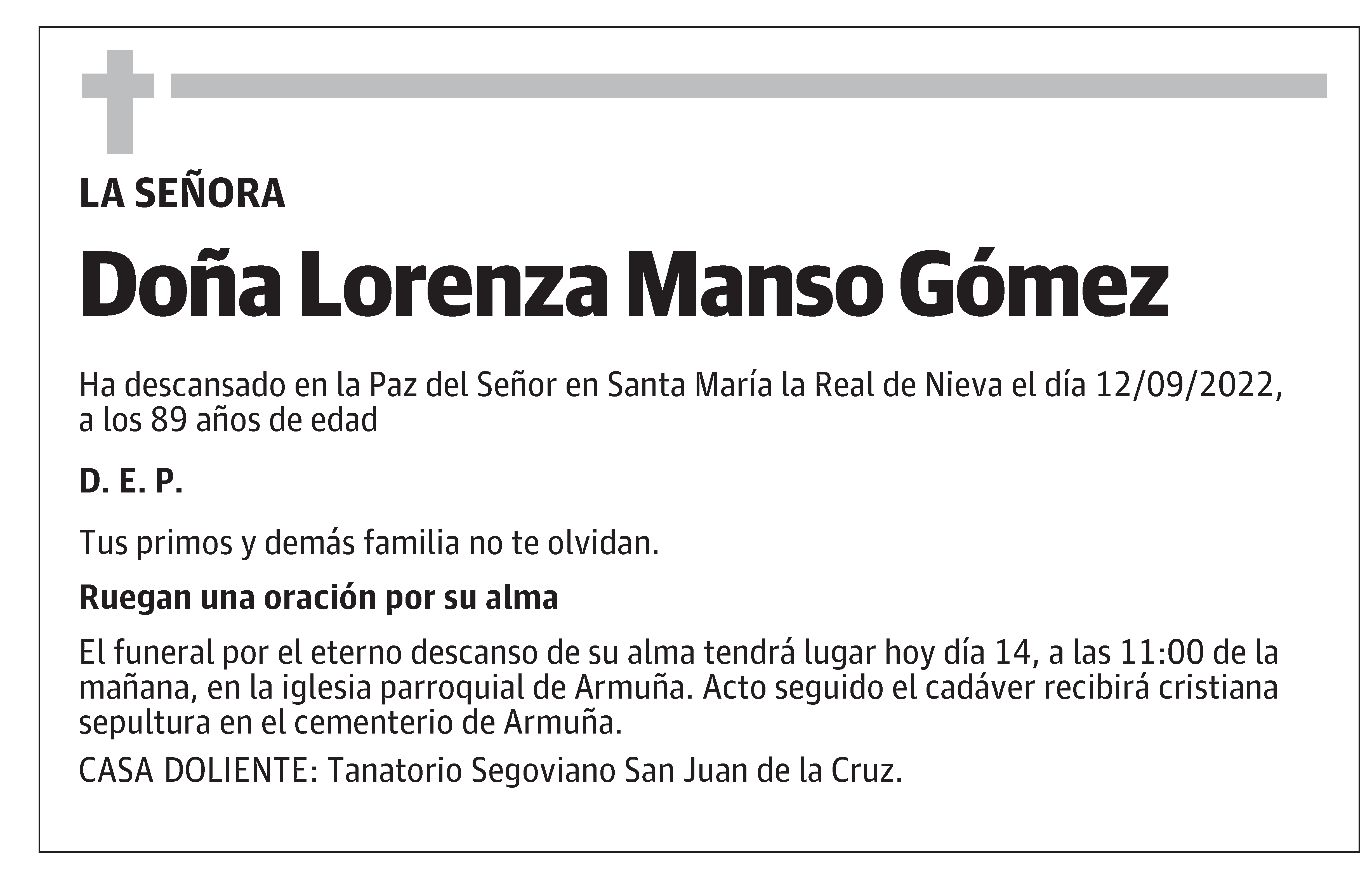 Lorenza Manso Gómez