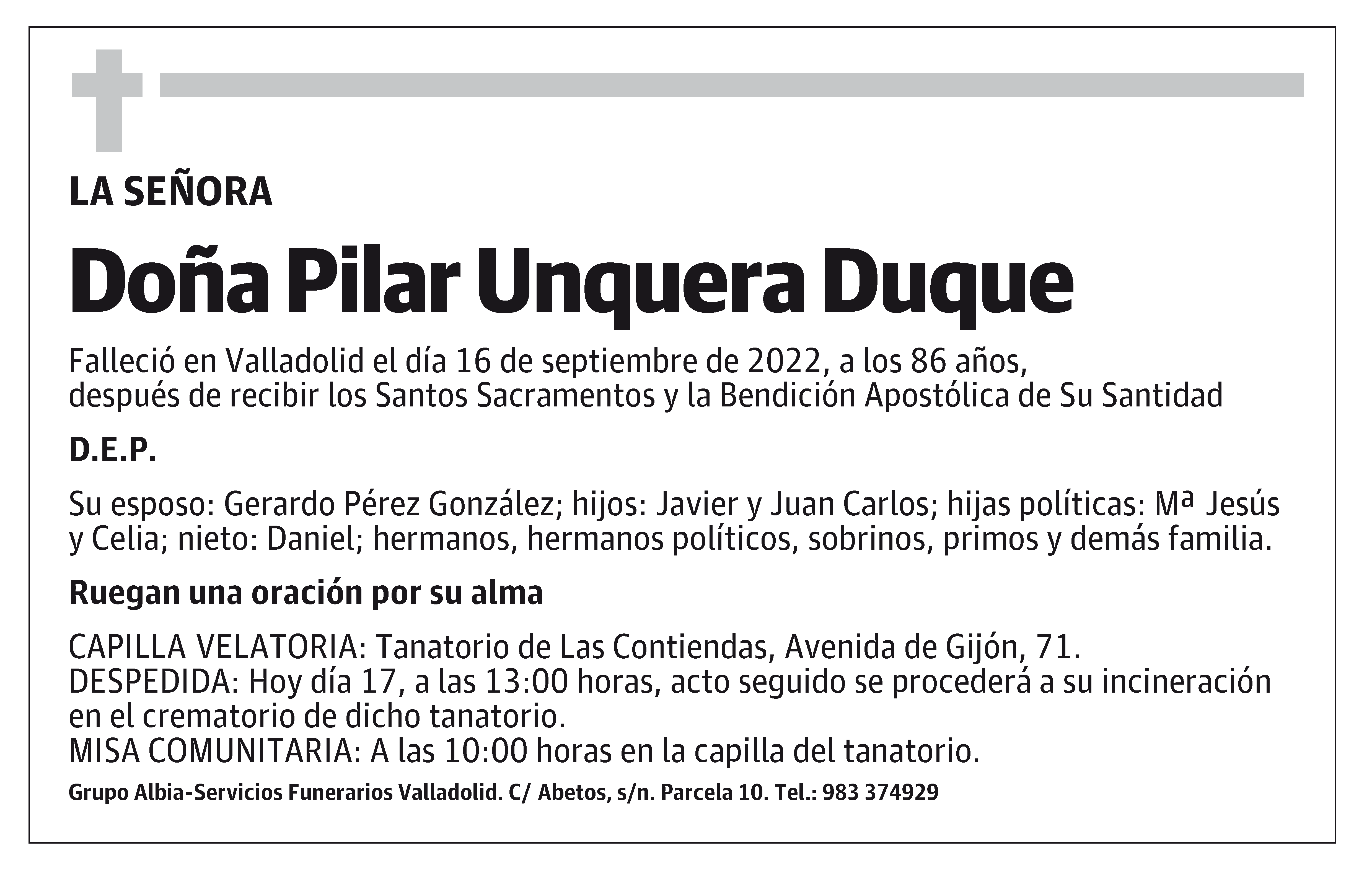 Pilar Unquera Duque