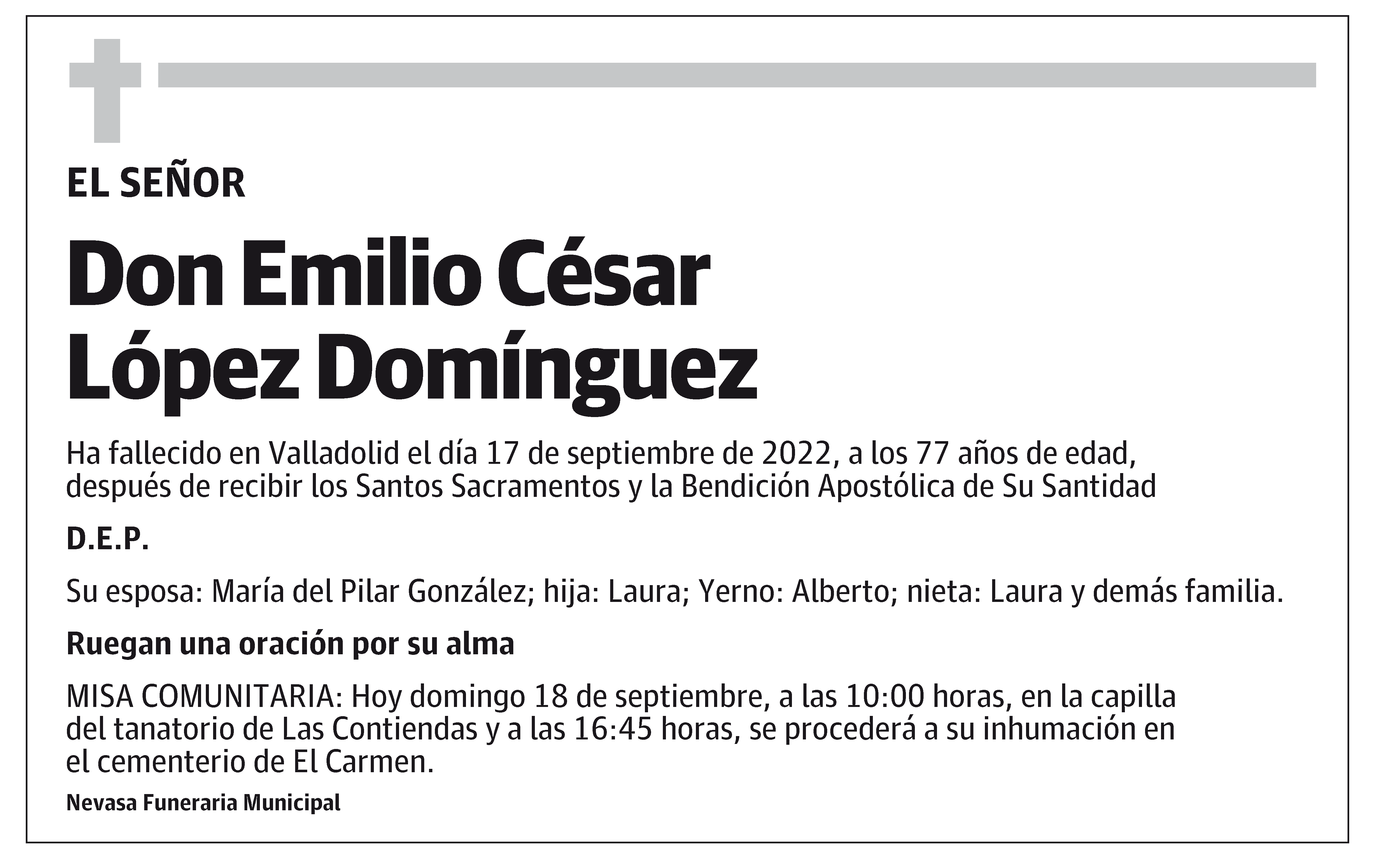 Emilio César López Domínguez
