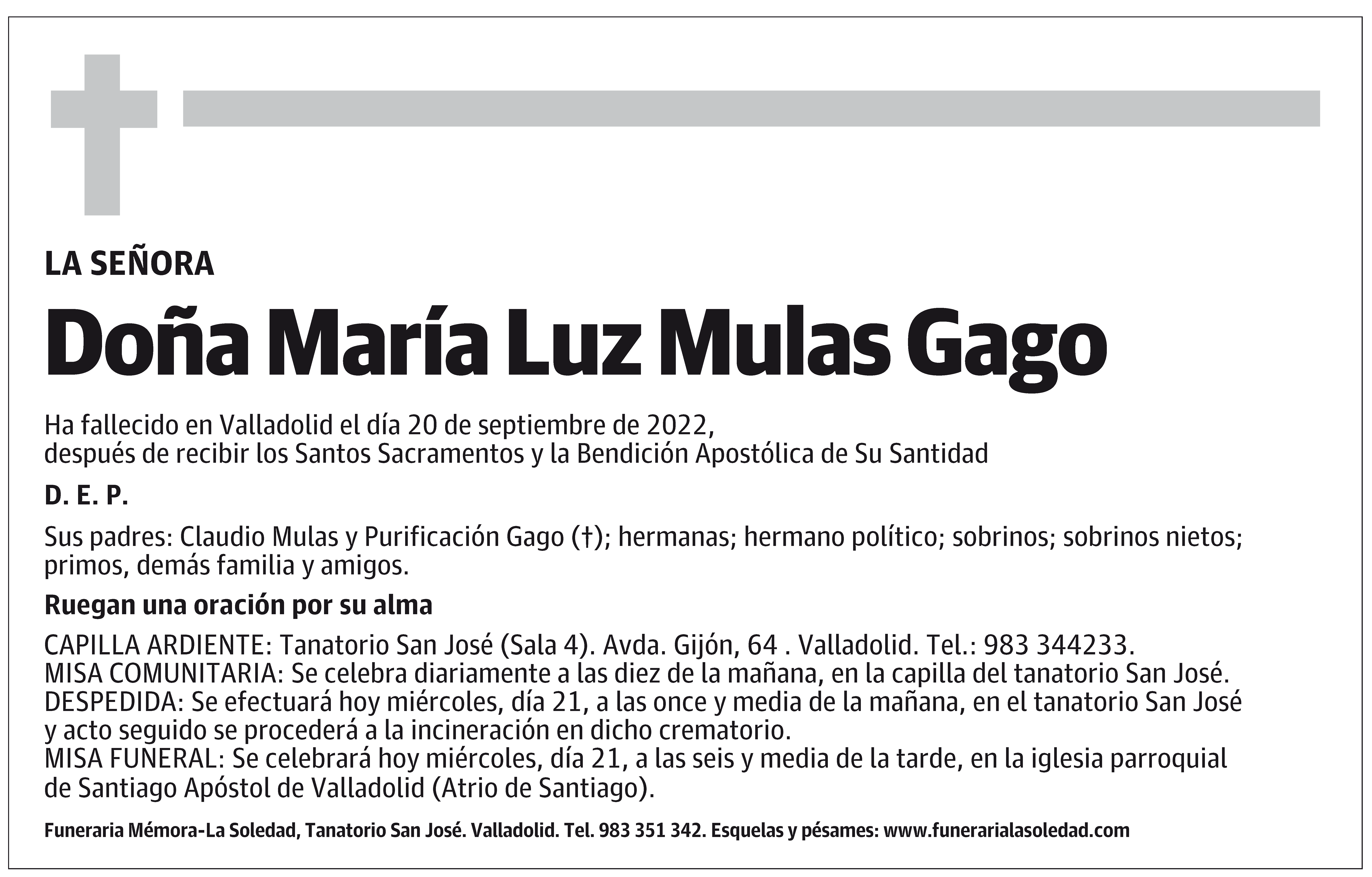 María Luz Mulas Gago