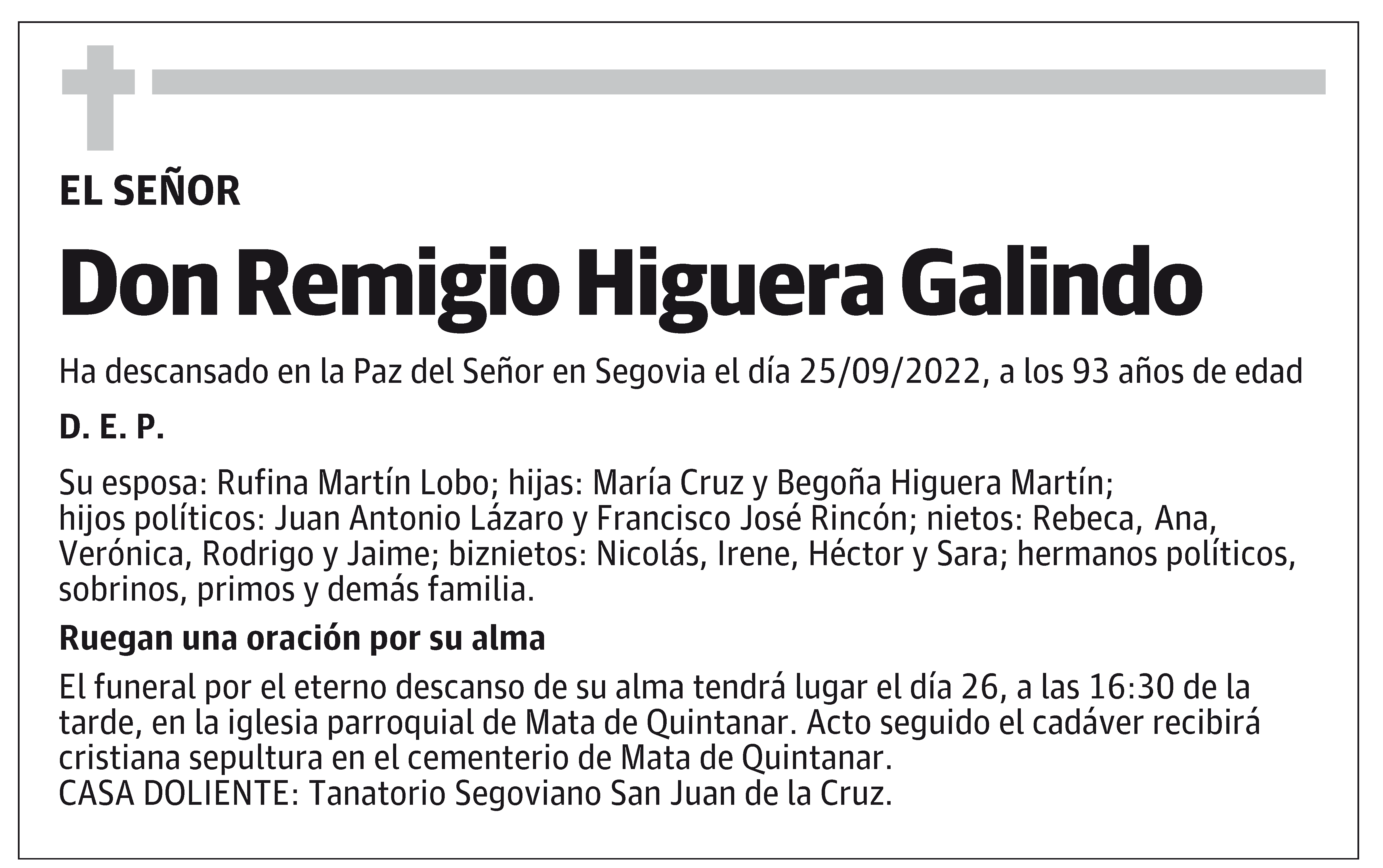Remigio Higuera Galindo