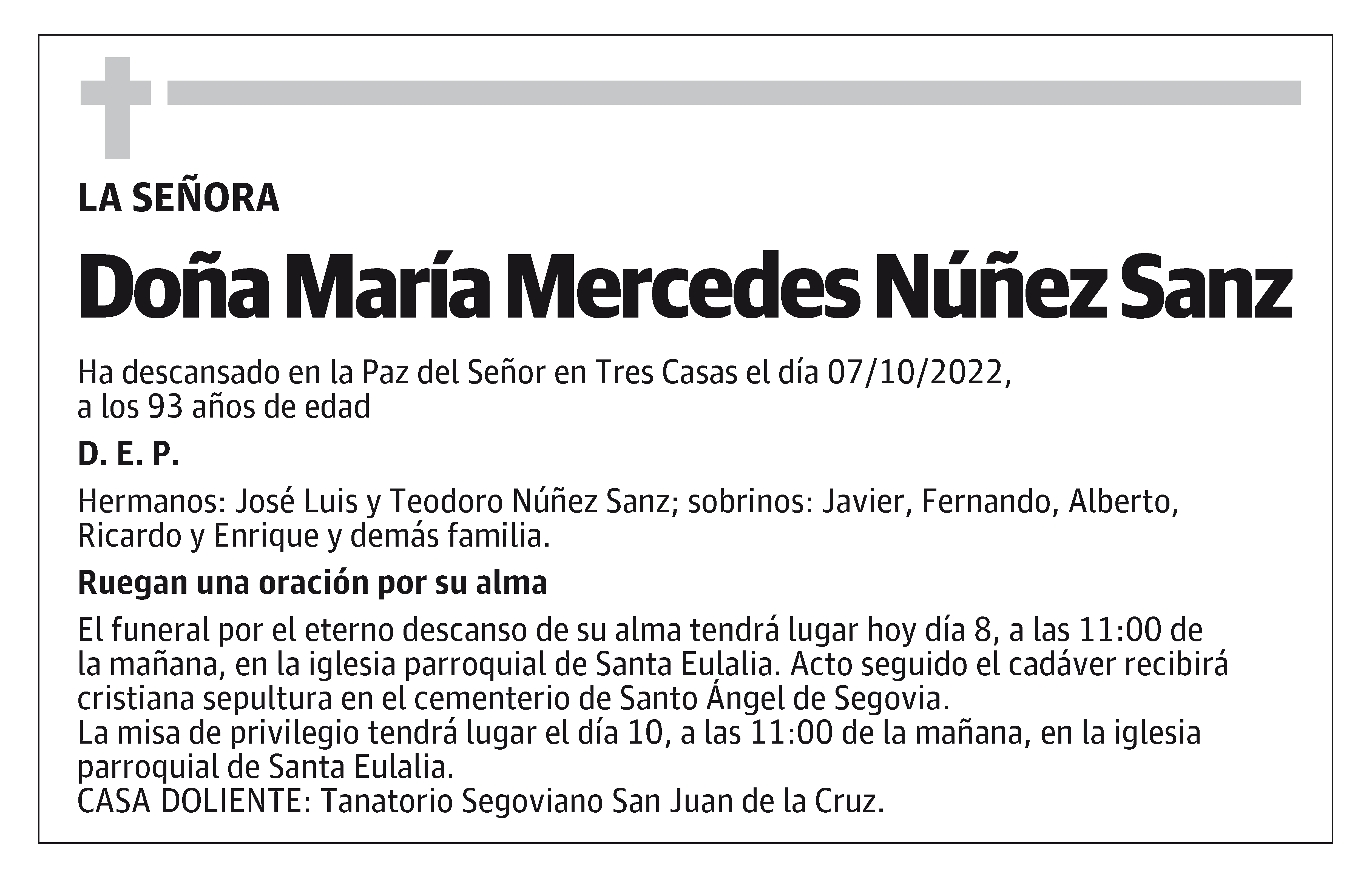 María Mercedes Núñez Sanz