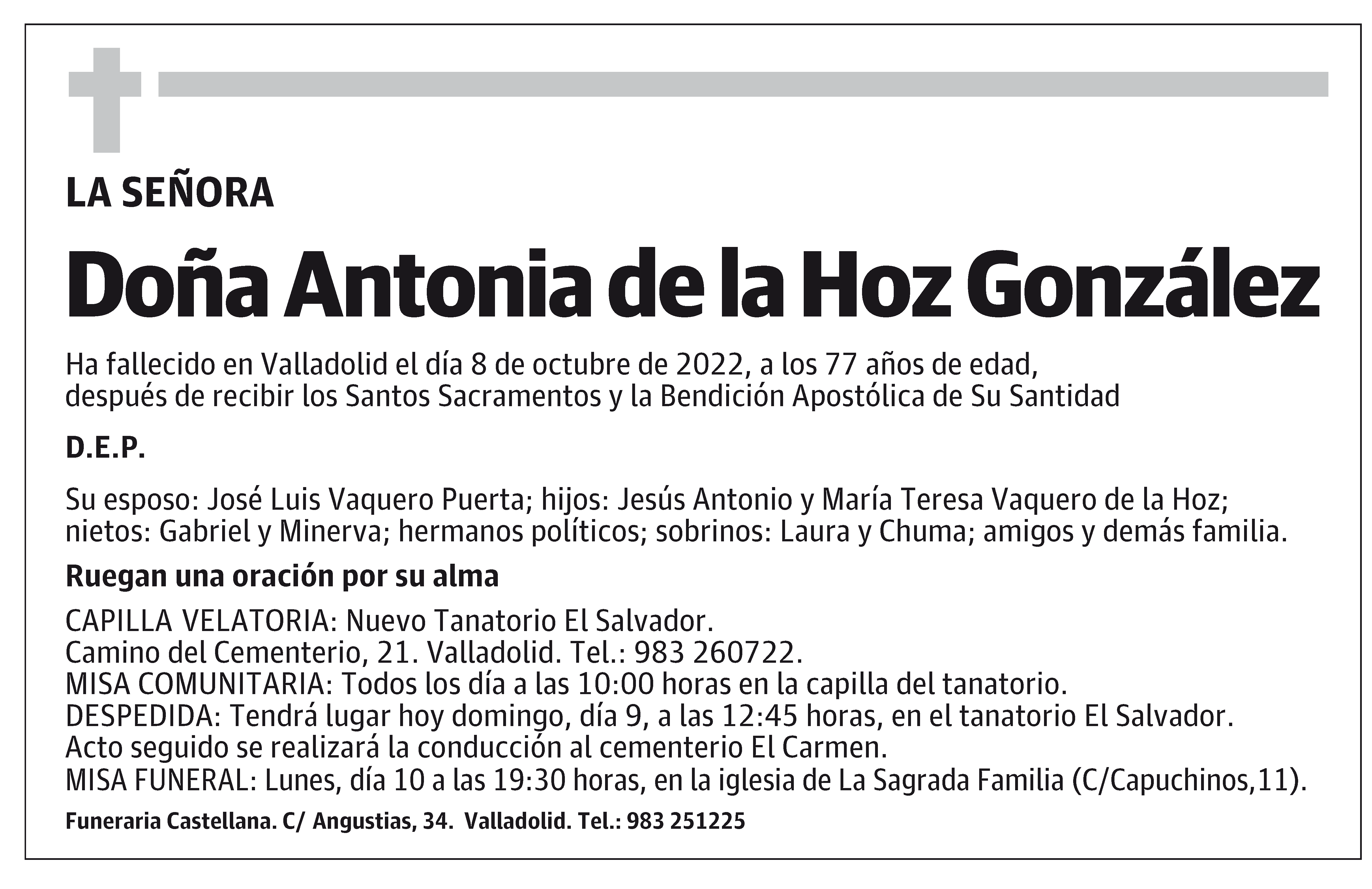 Antonia de la Hoz González