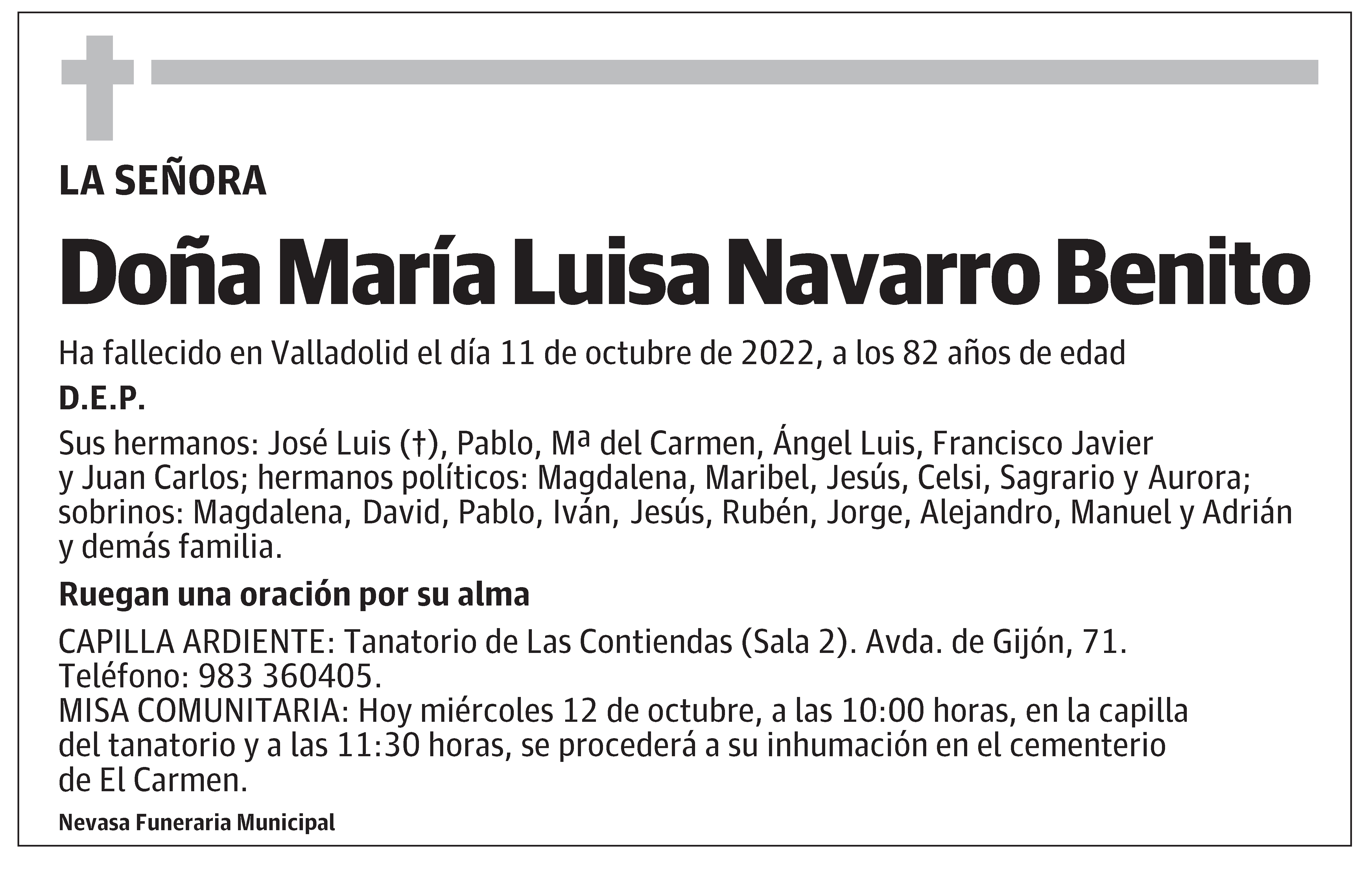 María Luisa Navarro Benito