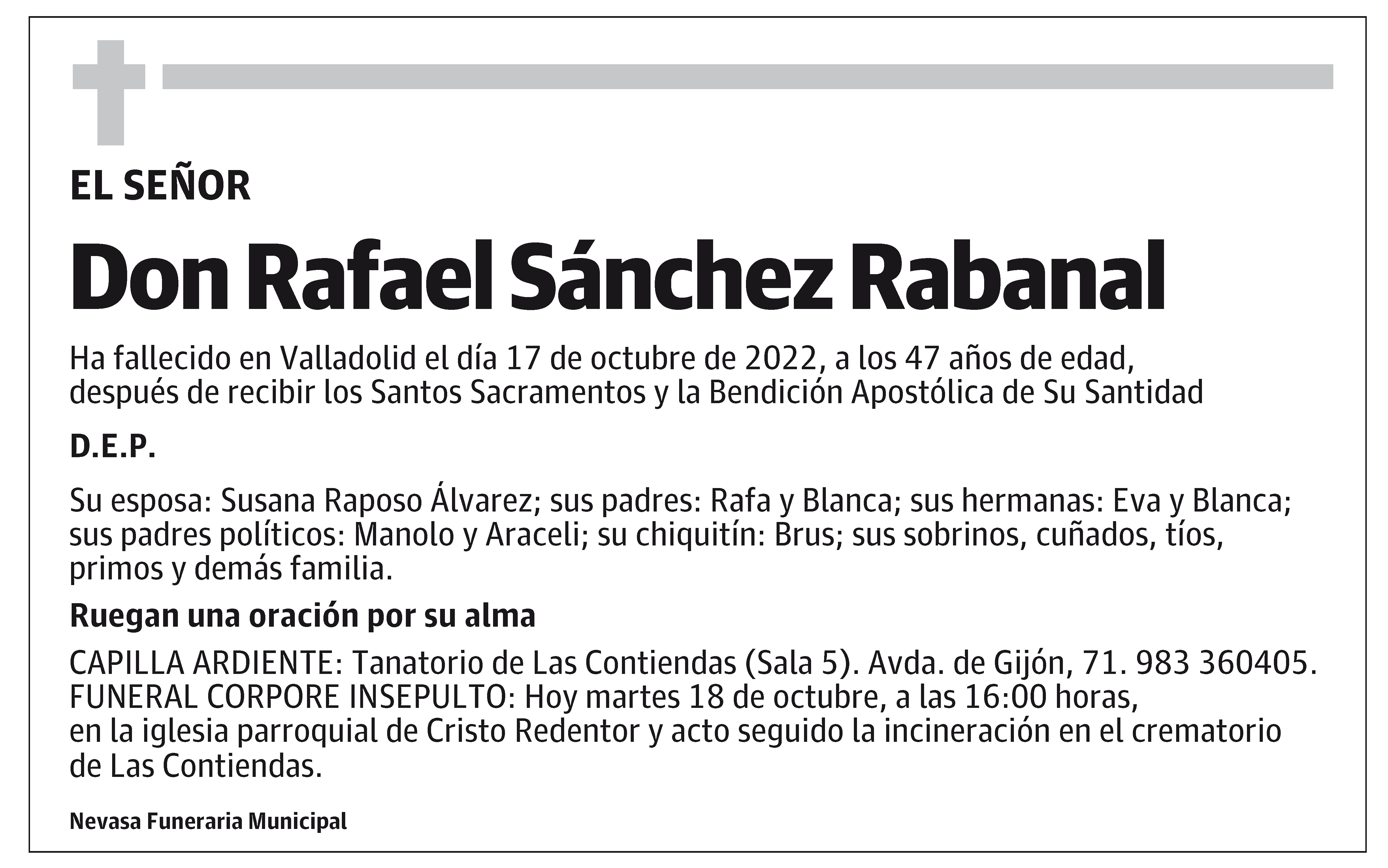 Rafael Sánchez Rabanal