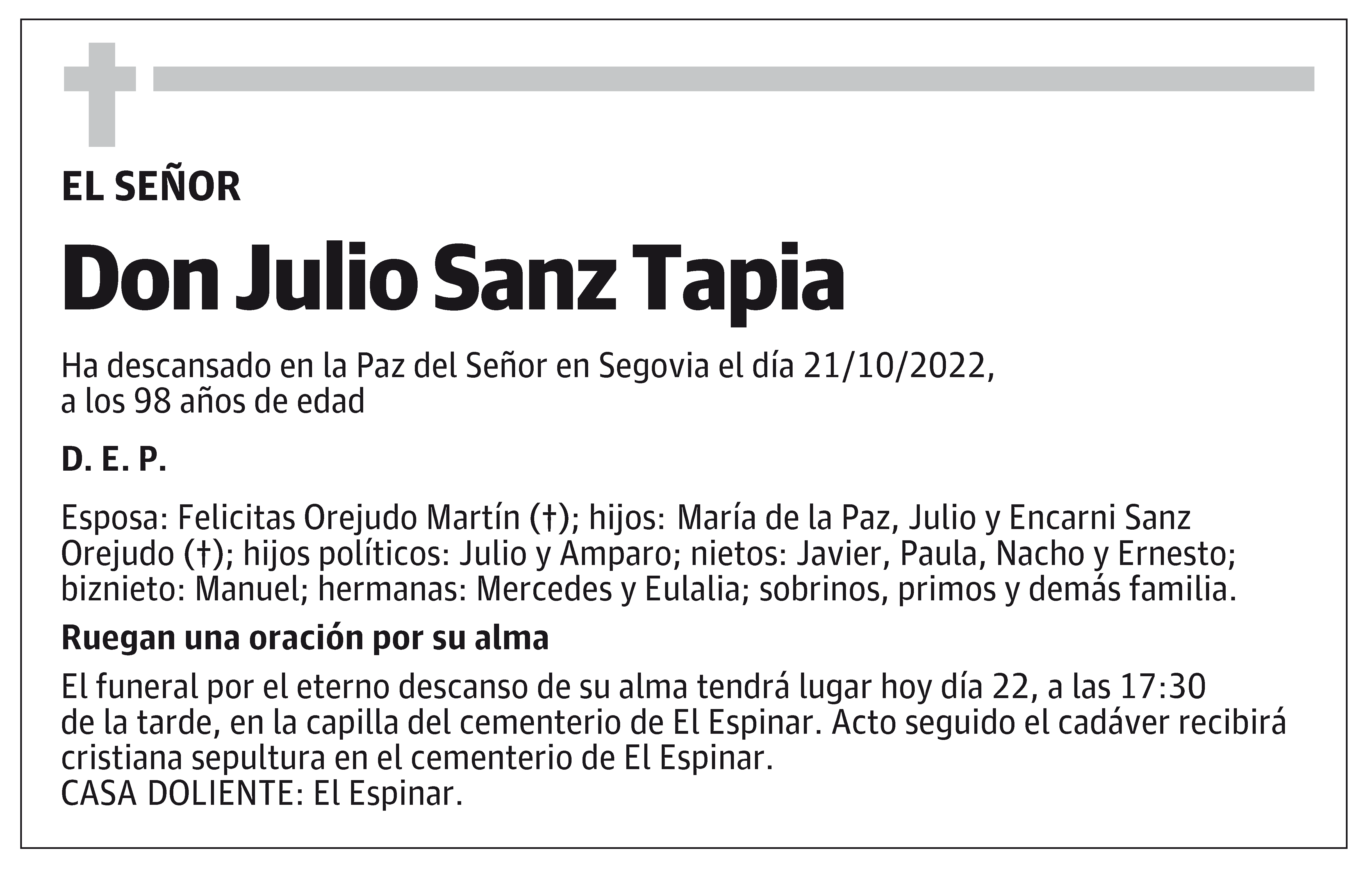 Julio Sanz Tapia