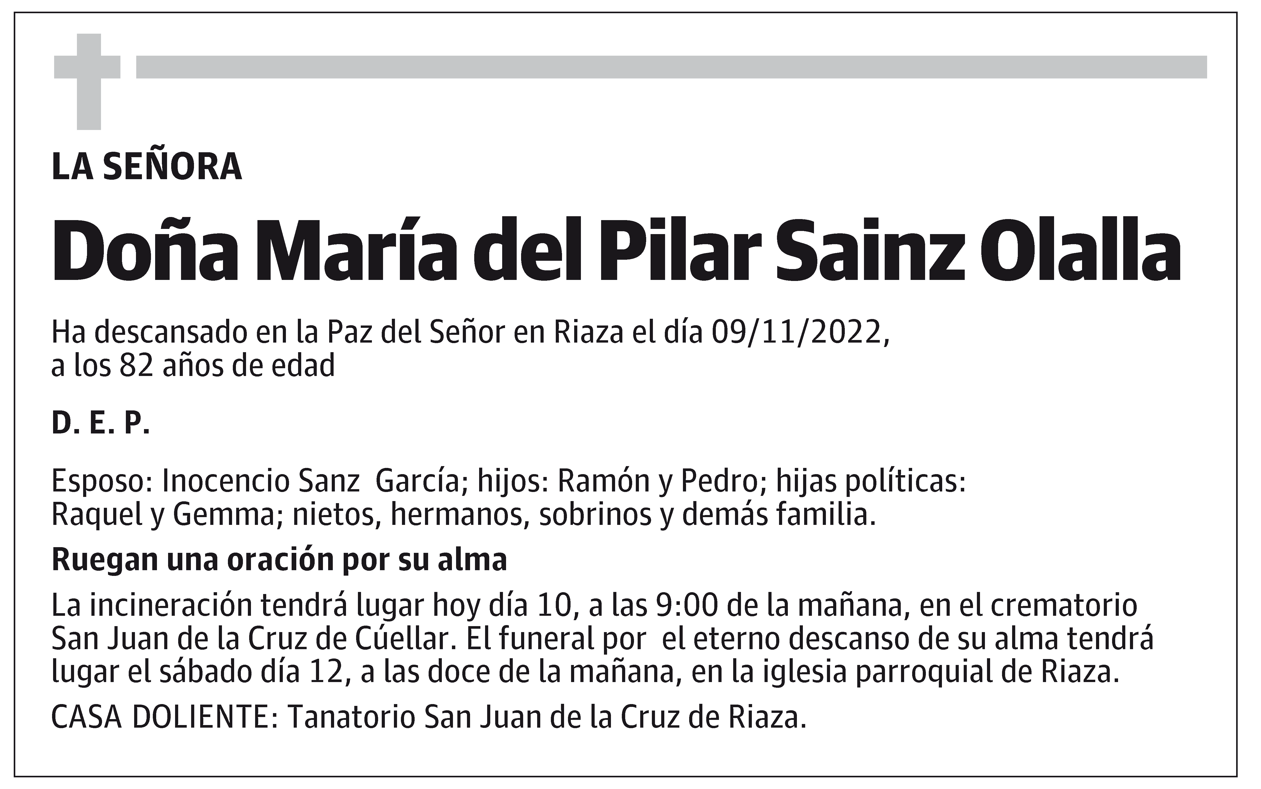 María del Pilar Sainz Olalla
