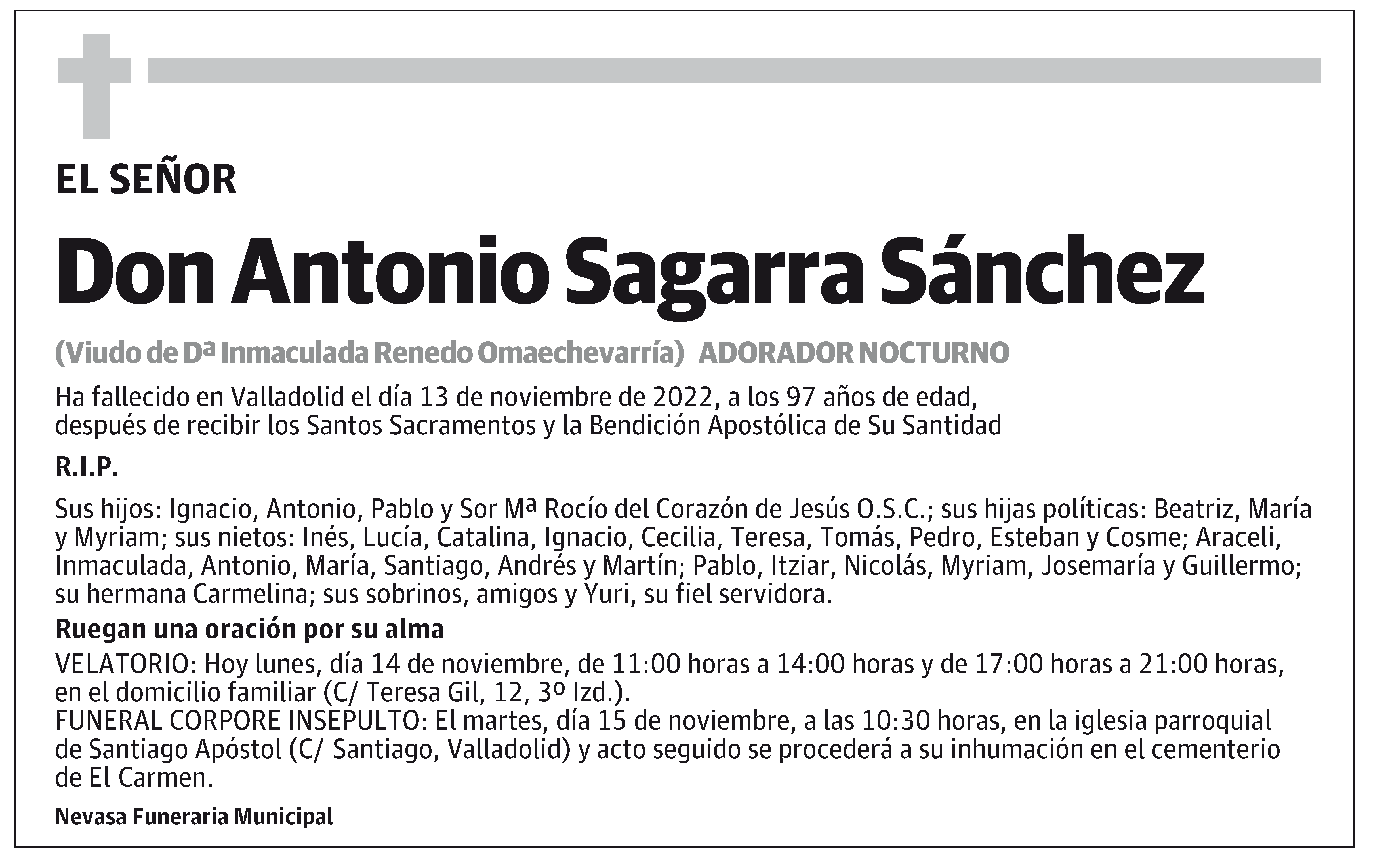 Antonio Sagarra Sánchez