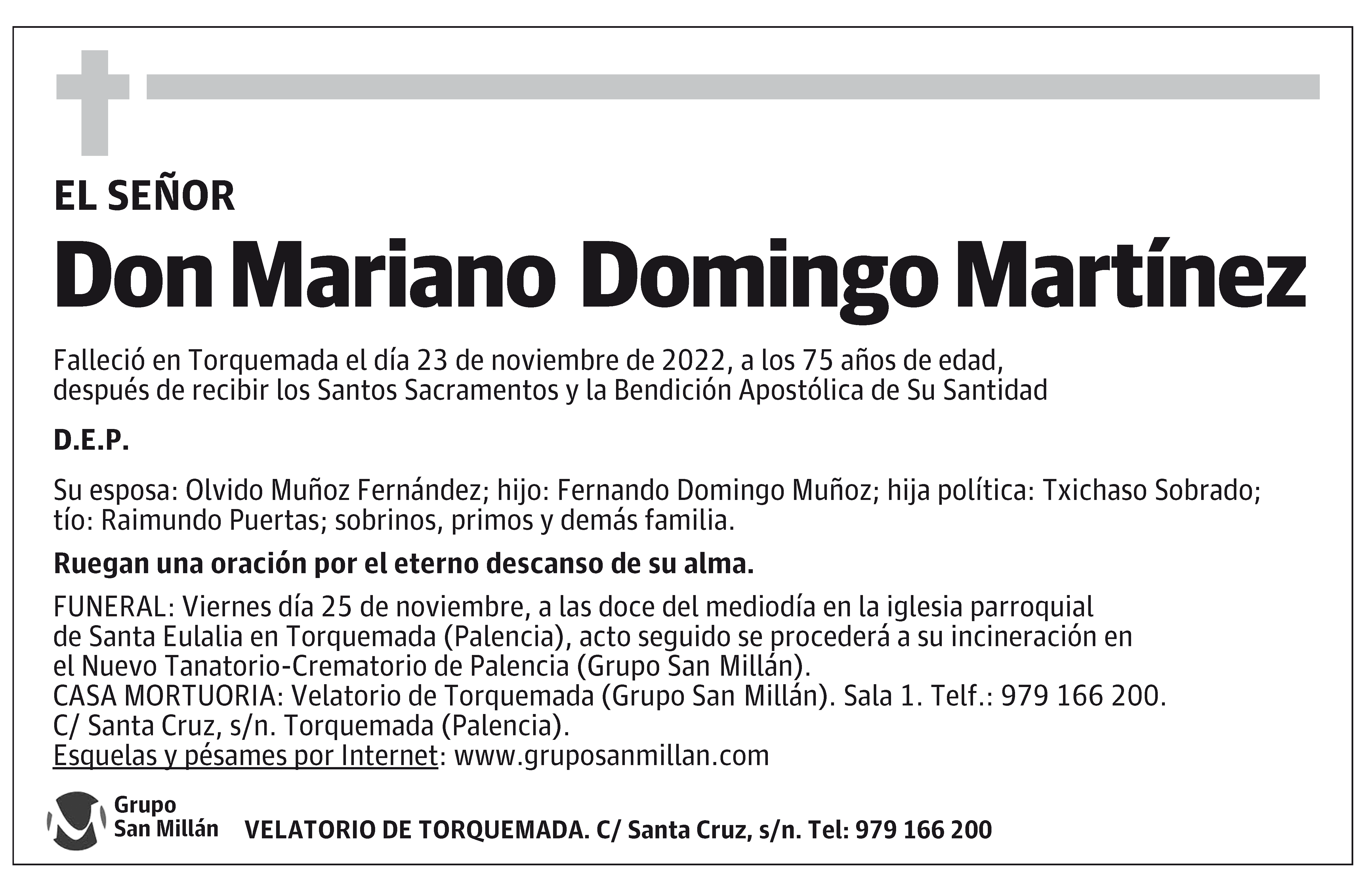 Mariano Domingo Martínez