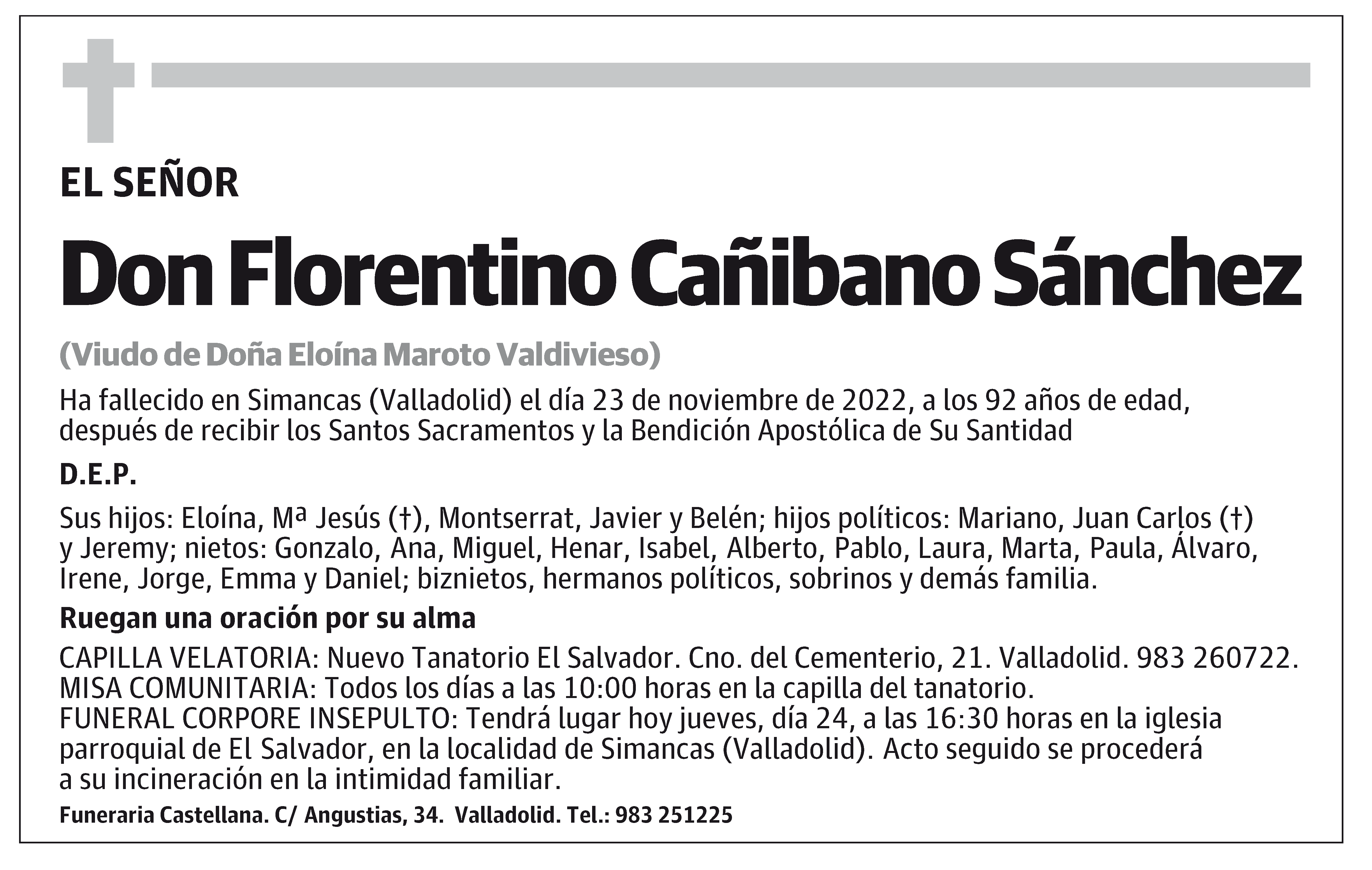 Florentino Cañibano Sánchez