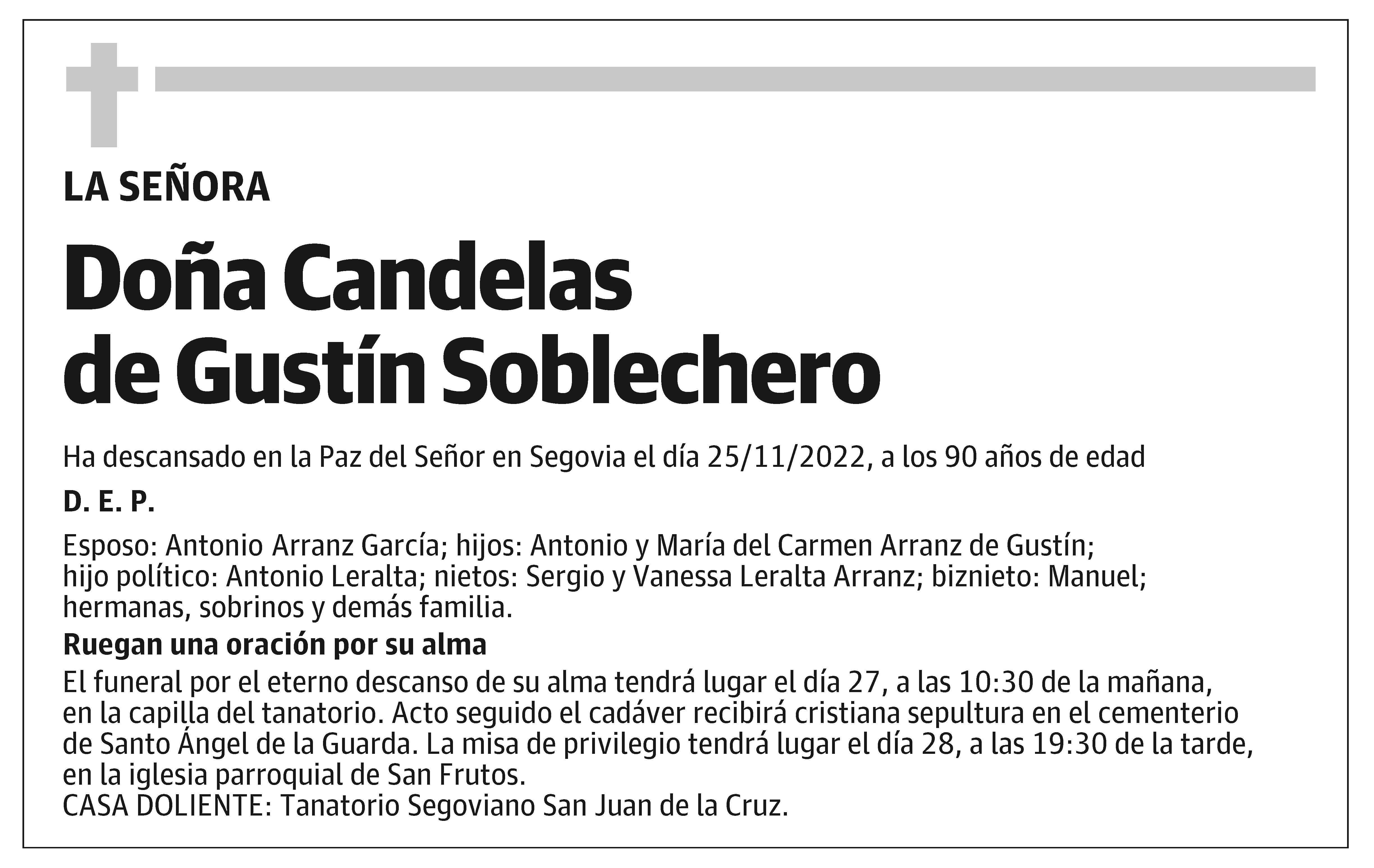 Candelas de Gustín Soblechero