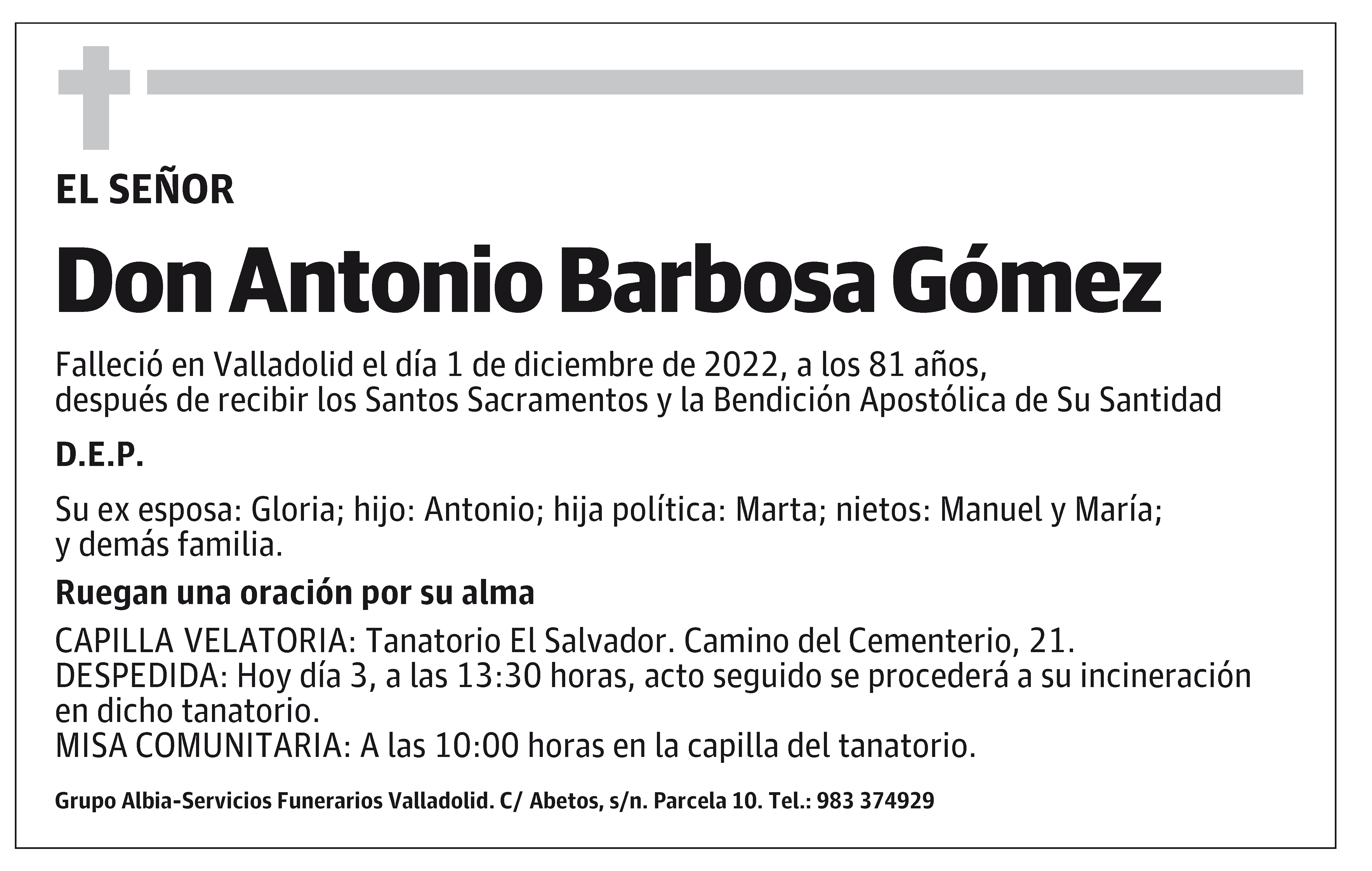 Antonio Barbosa Gómez