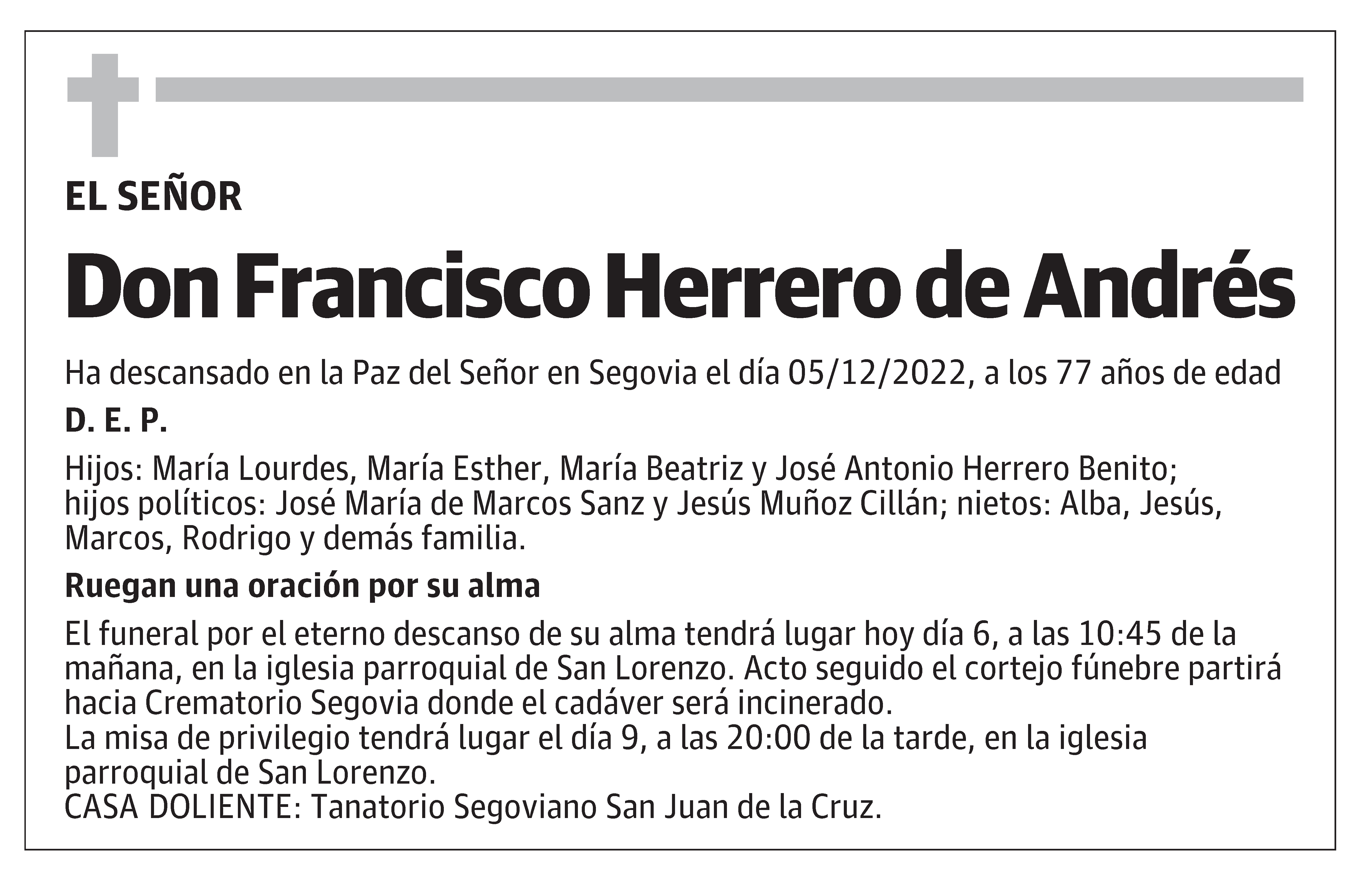 Francisco Herrero de Andrés