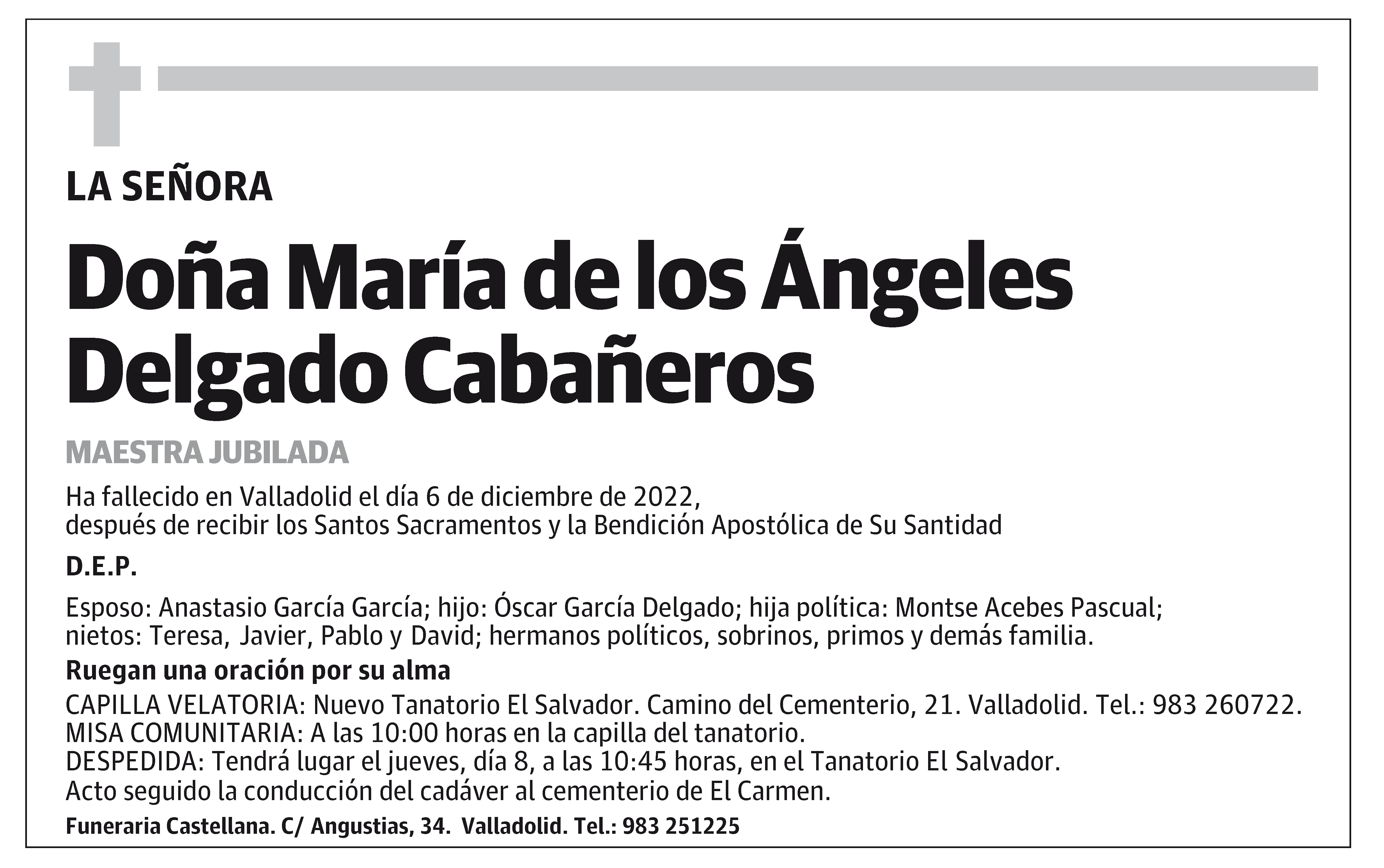 María de los Ángeles Delgado Cabañeros