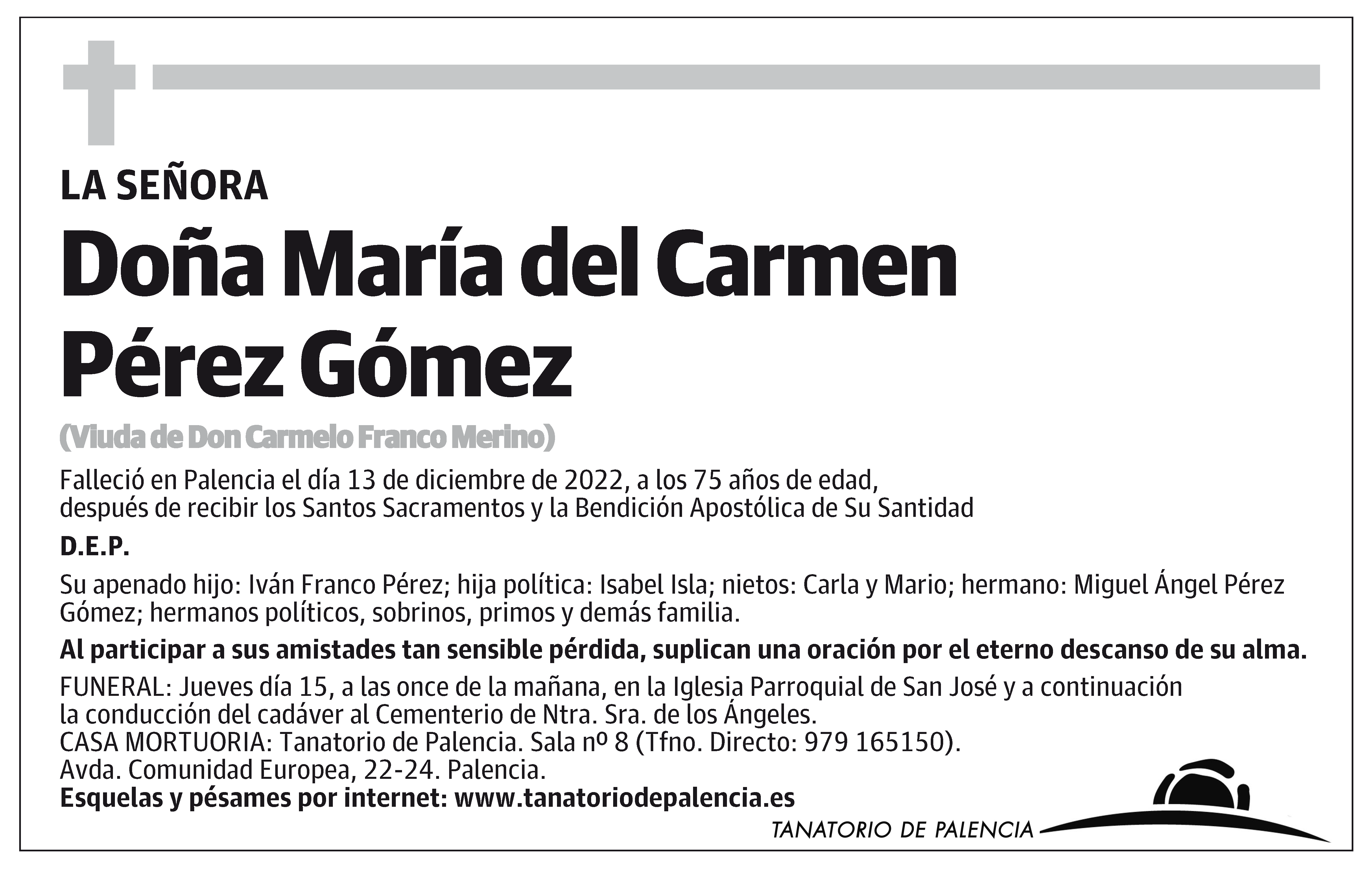María del Carmen Pérez Gómez