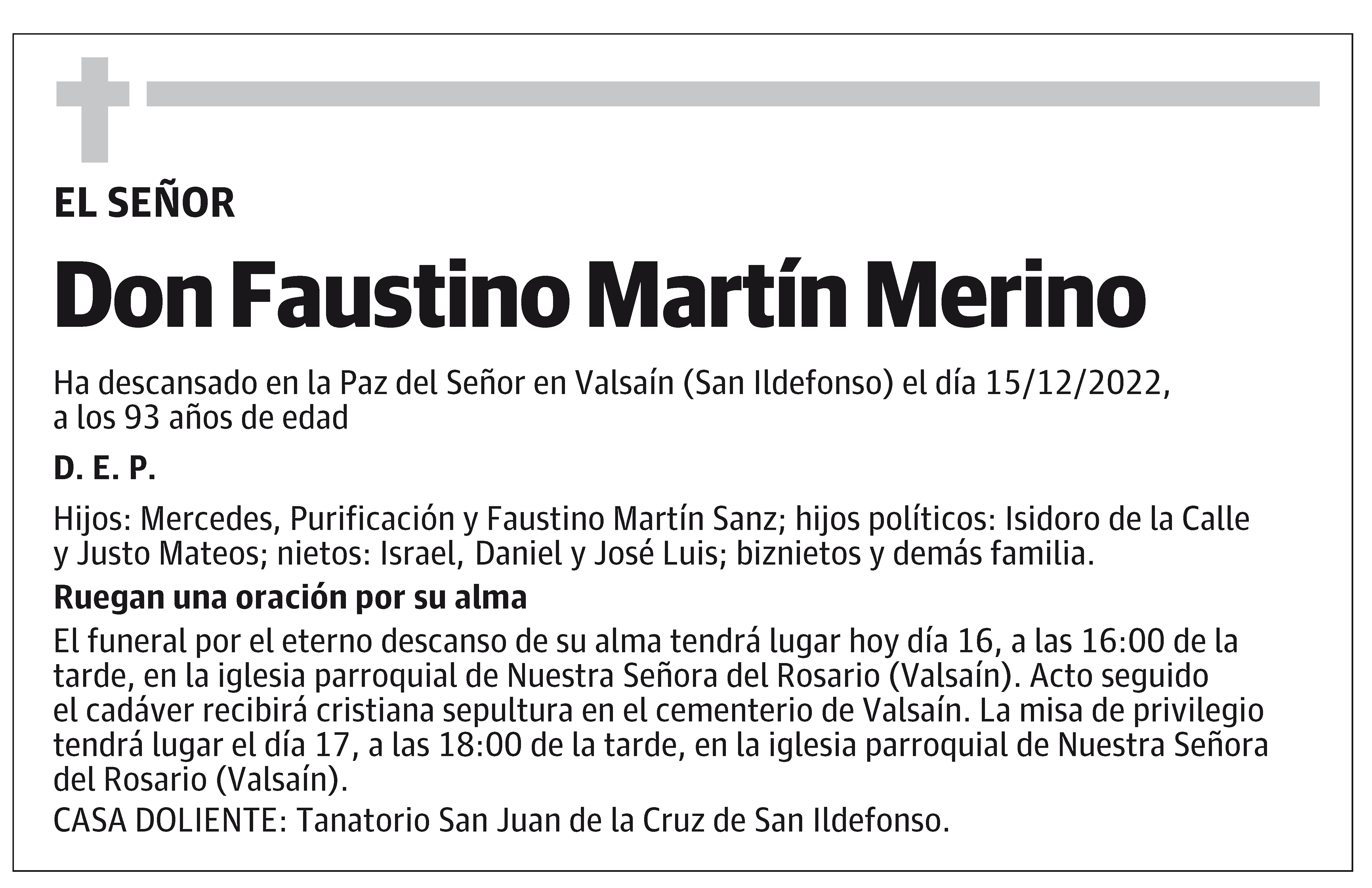 Faustino Martín Merino