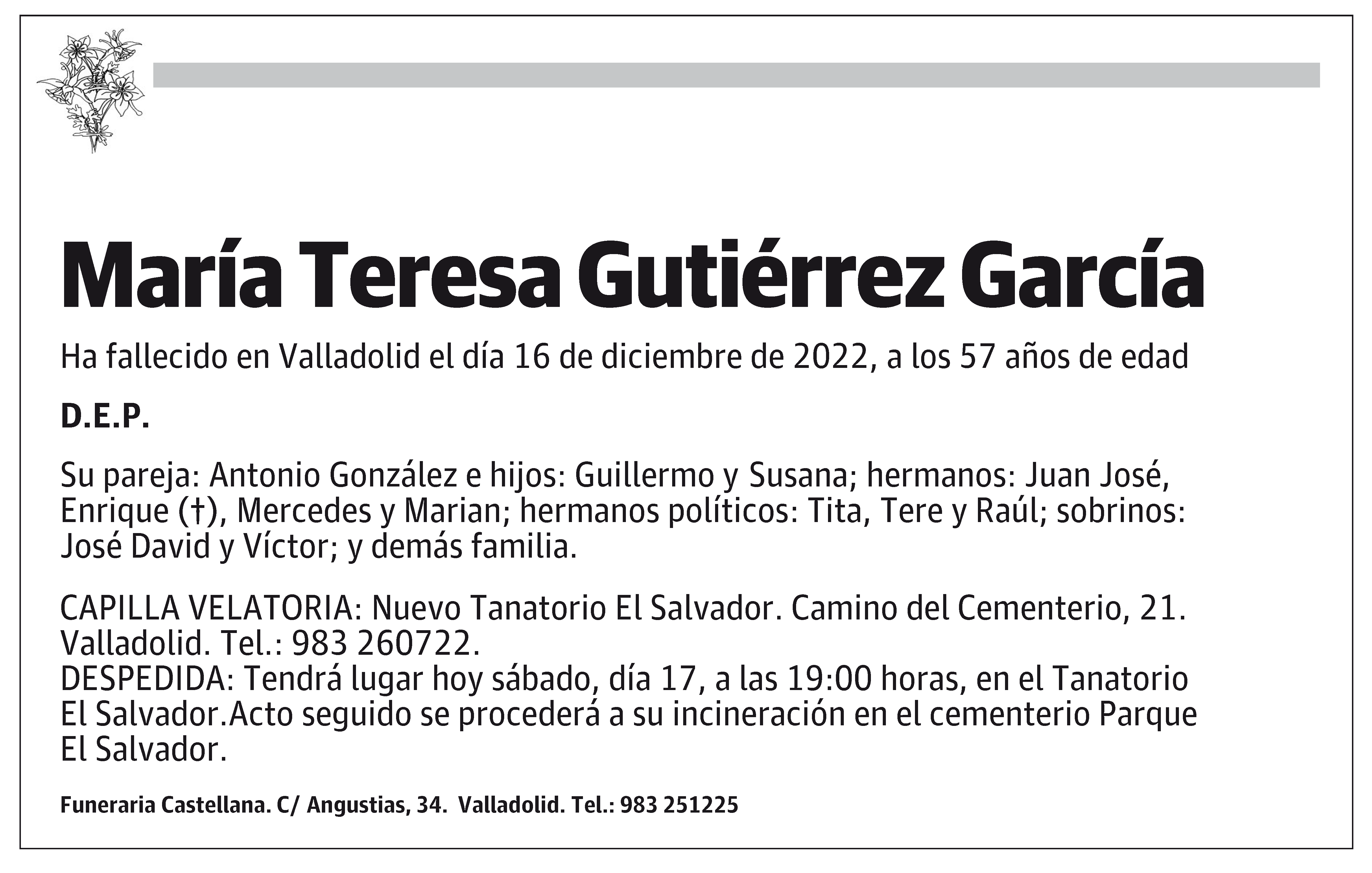 Teresa Gutiérrez García
