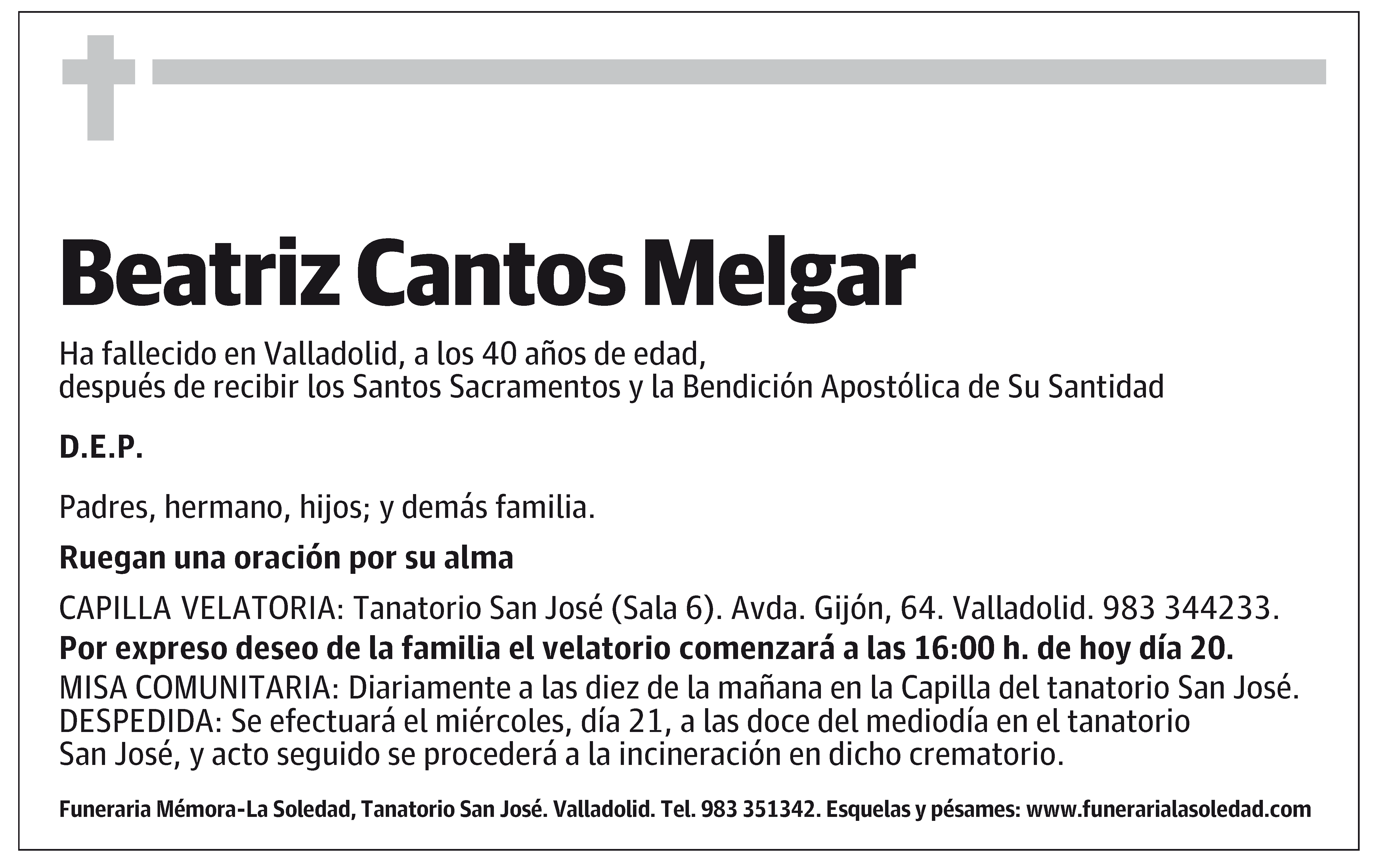 Beatriz Cantos Melgar