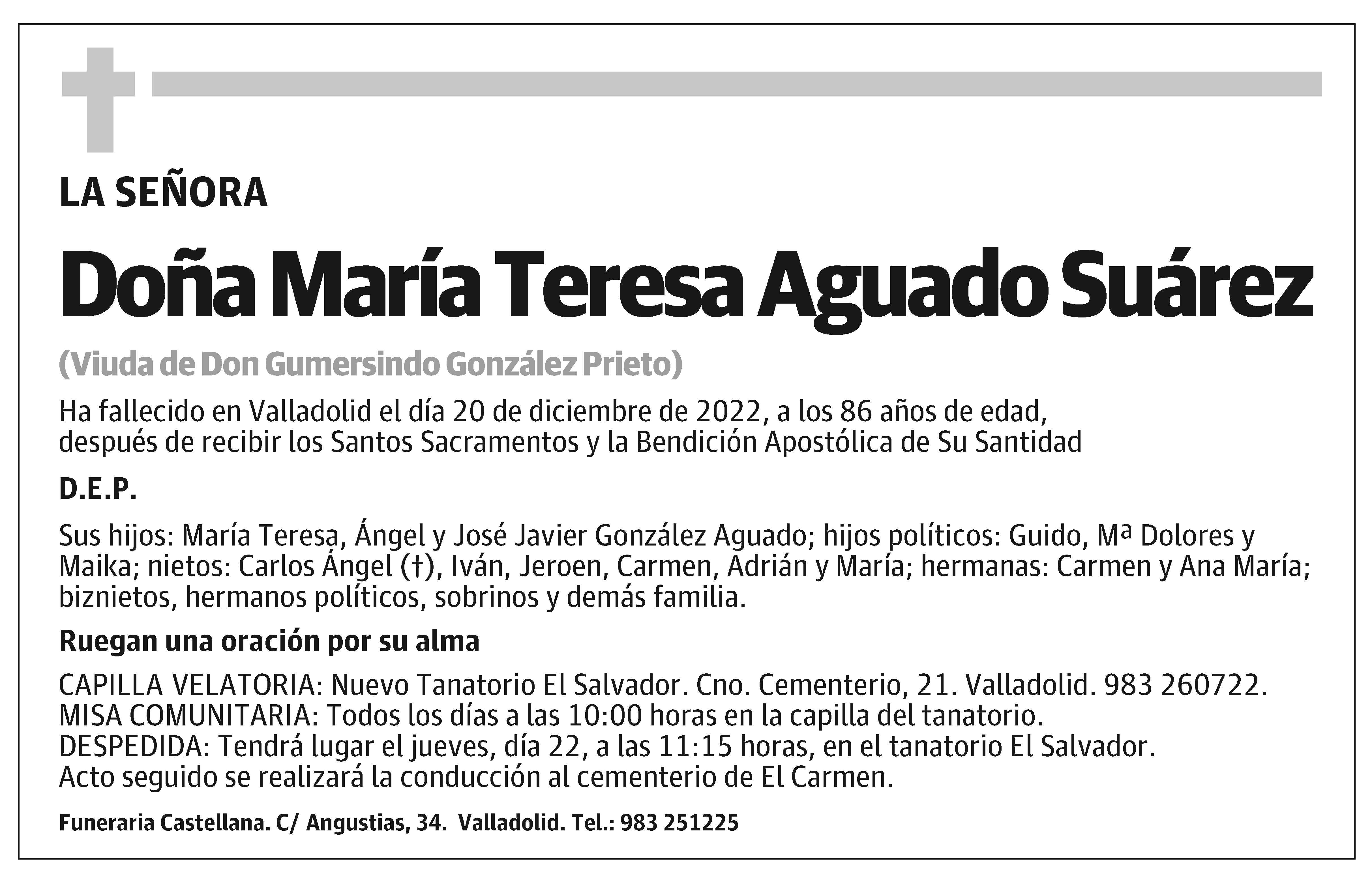 María Teresa Aguado Suárez
