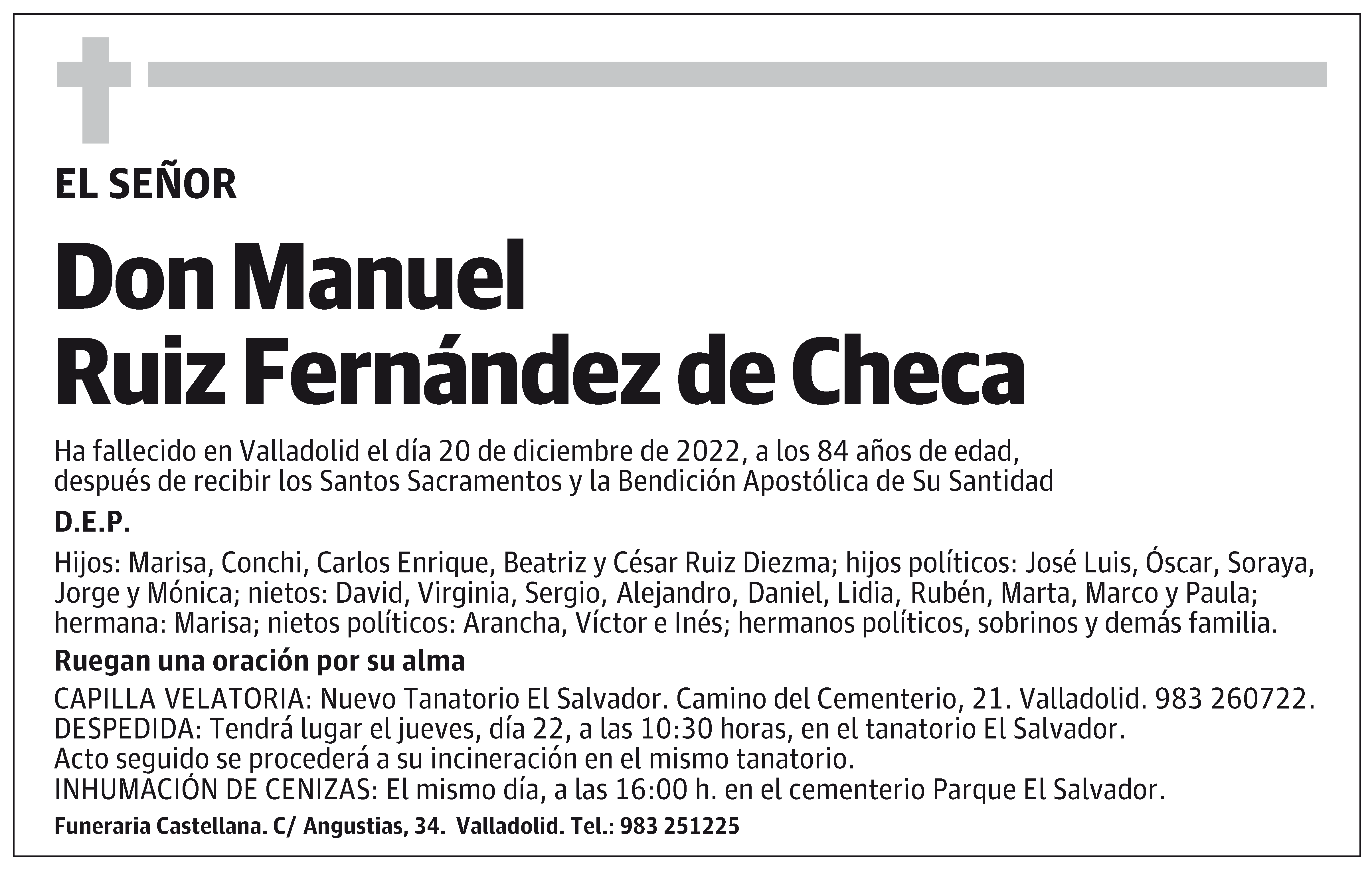 Manuel Ruiz Fernández de Checa