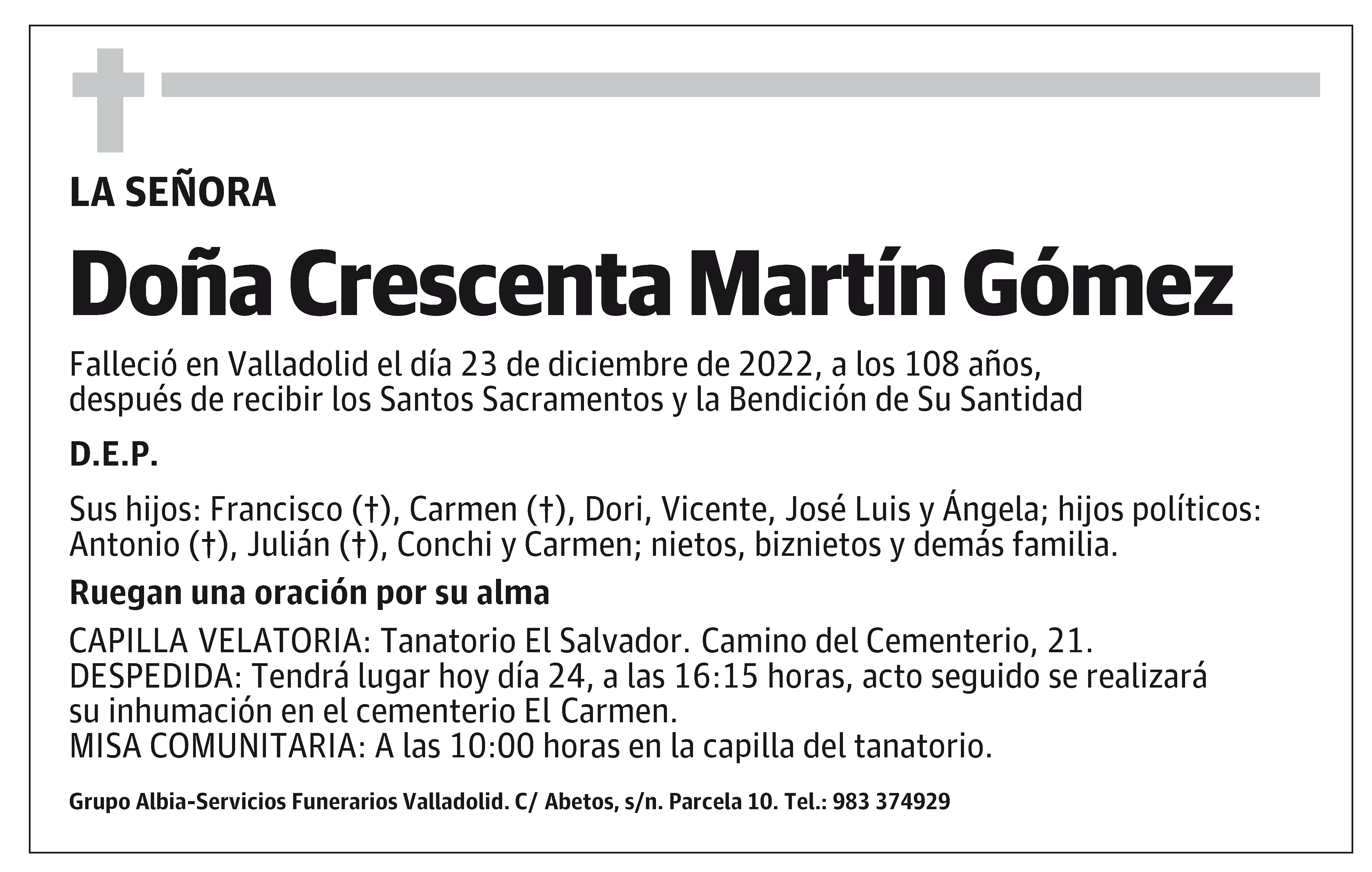 Crescenta Martín Gómez