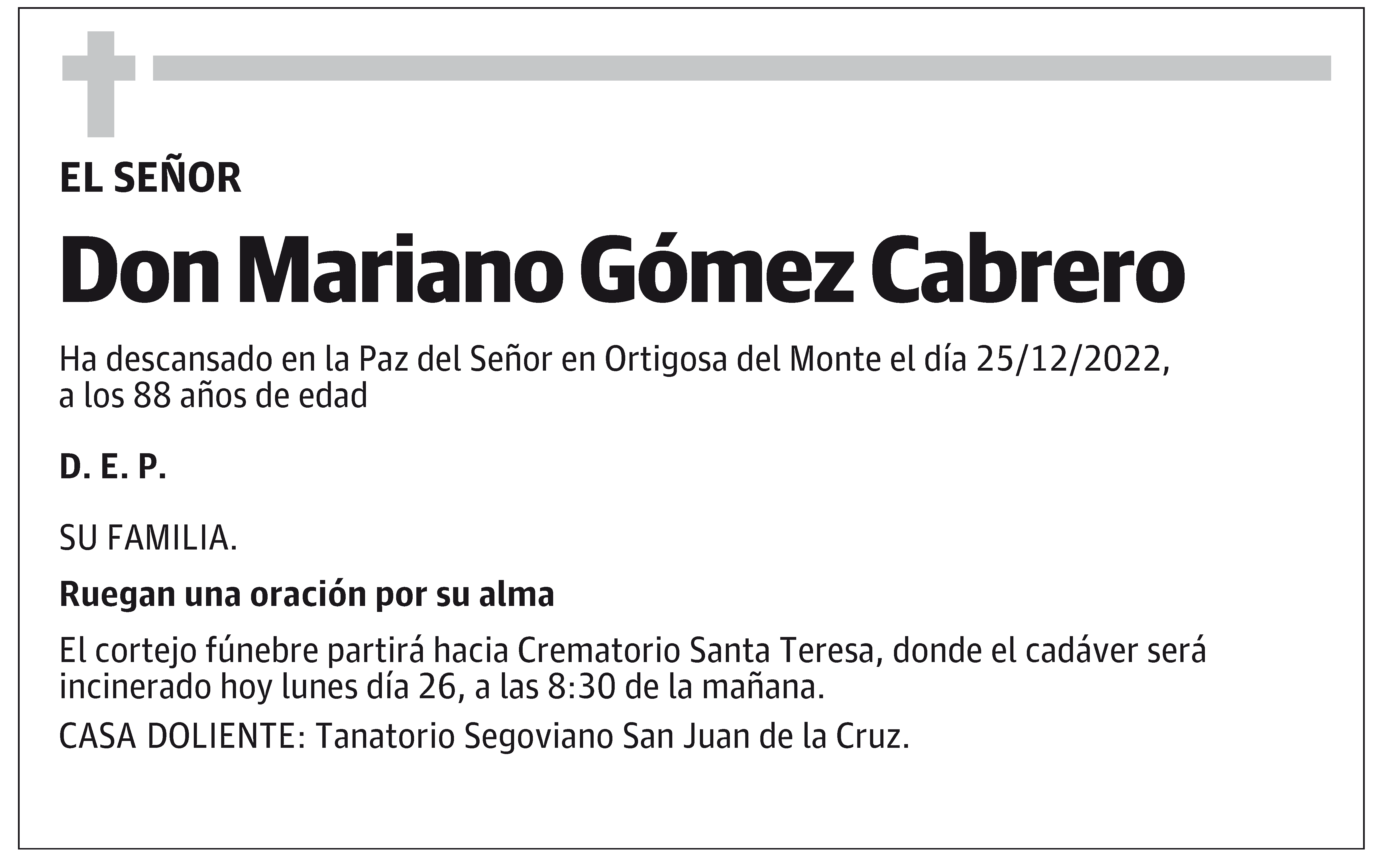 Mariano Gómez Cabrero