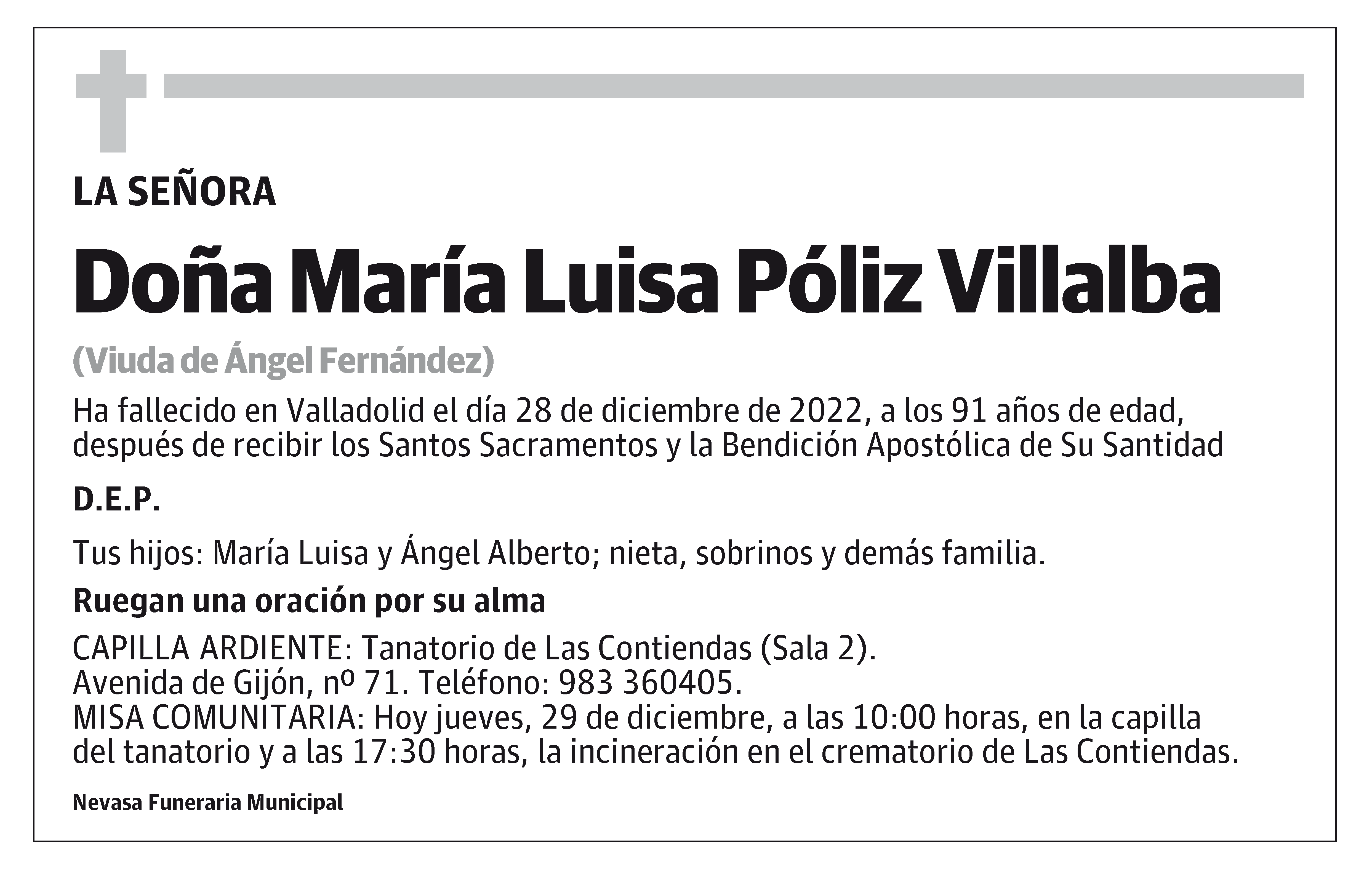 María Luisa Póliz Villalba