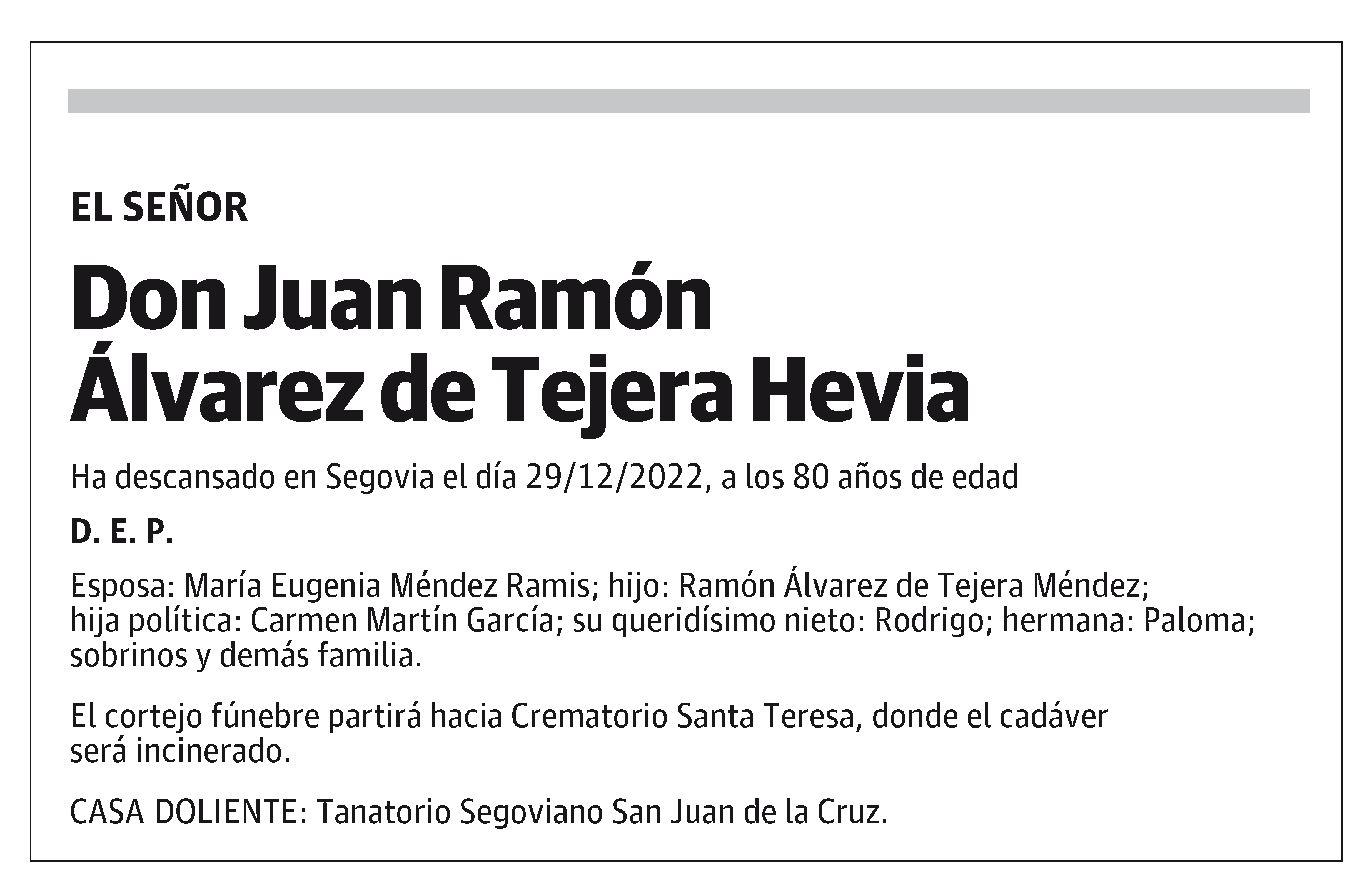 Juan Ramón Álvarez de Tejera Hevia
