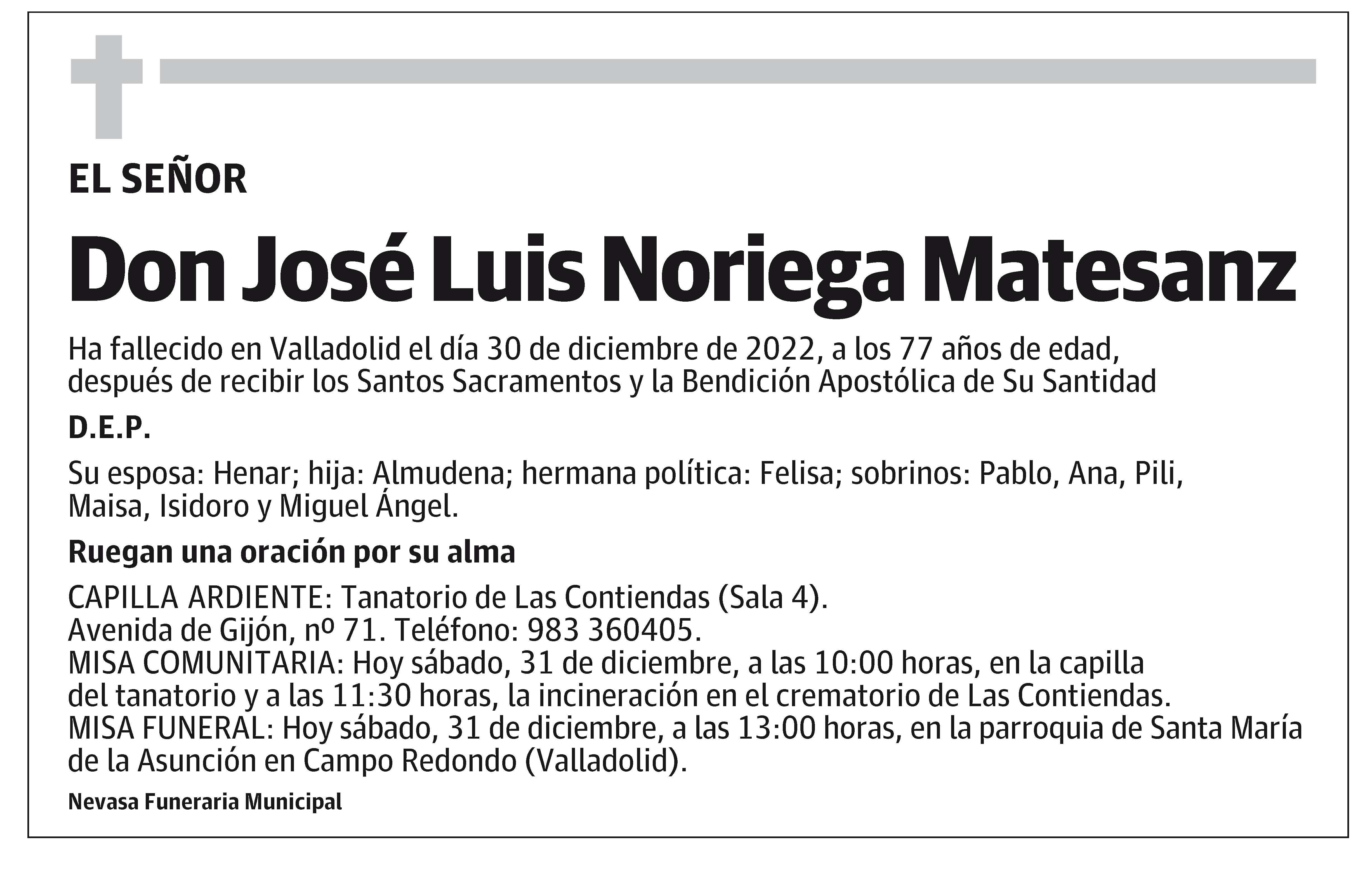 José Luis Noriega Matesanz