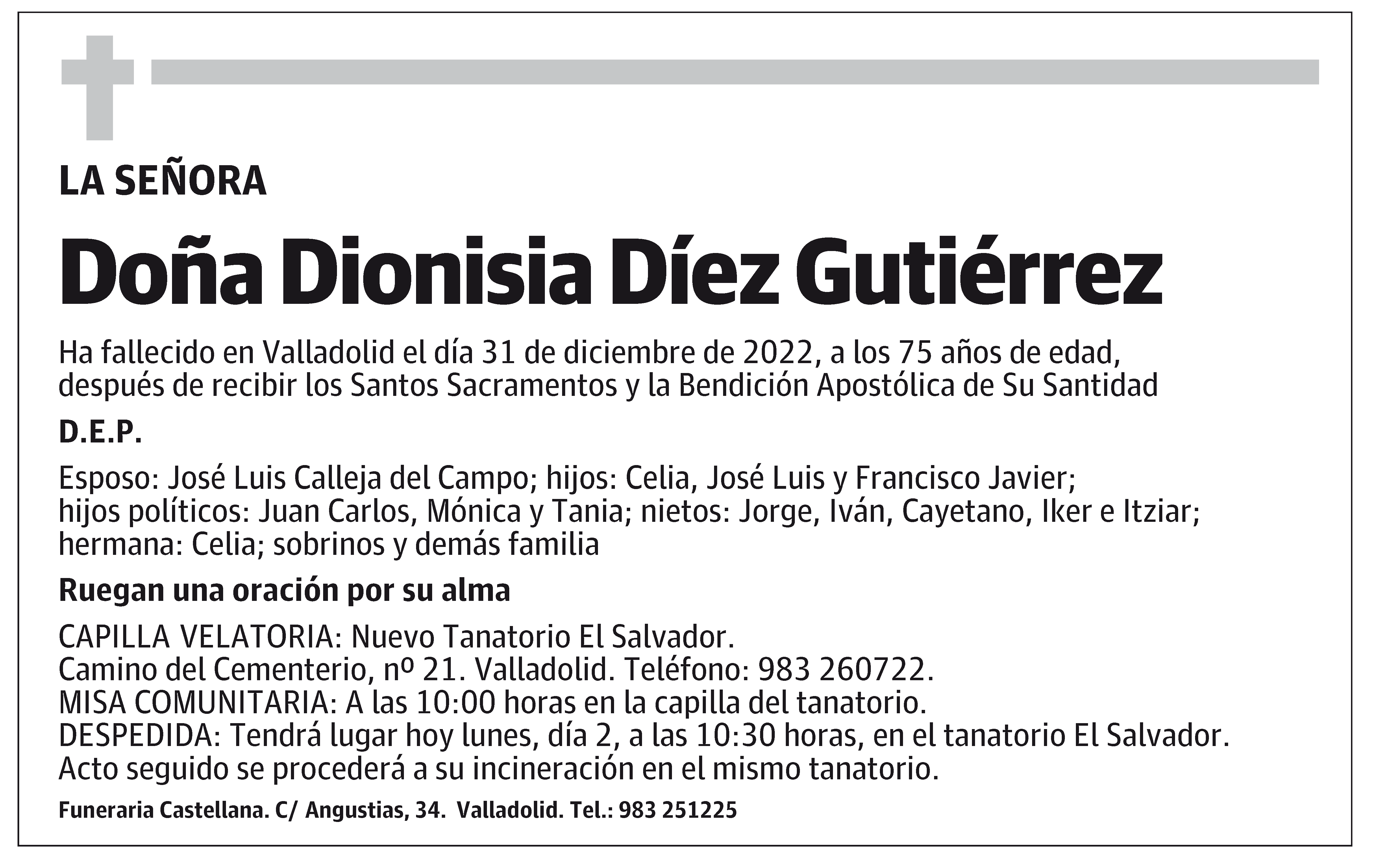 Dionisia Díez Gutiérrez
