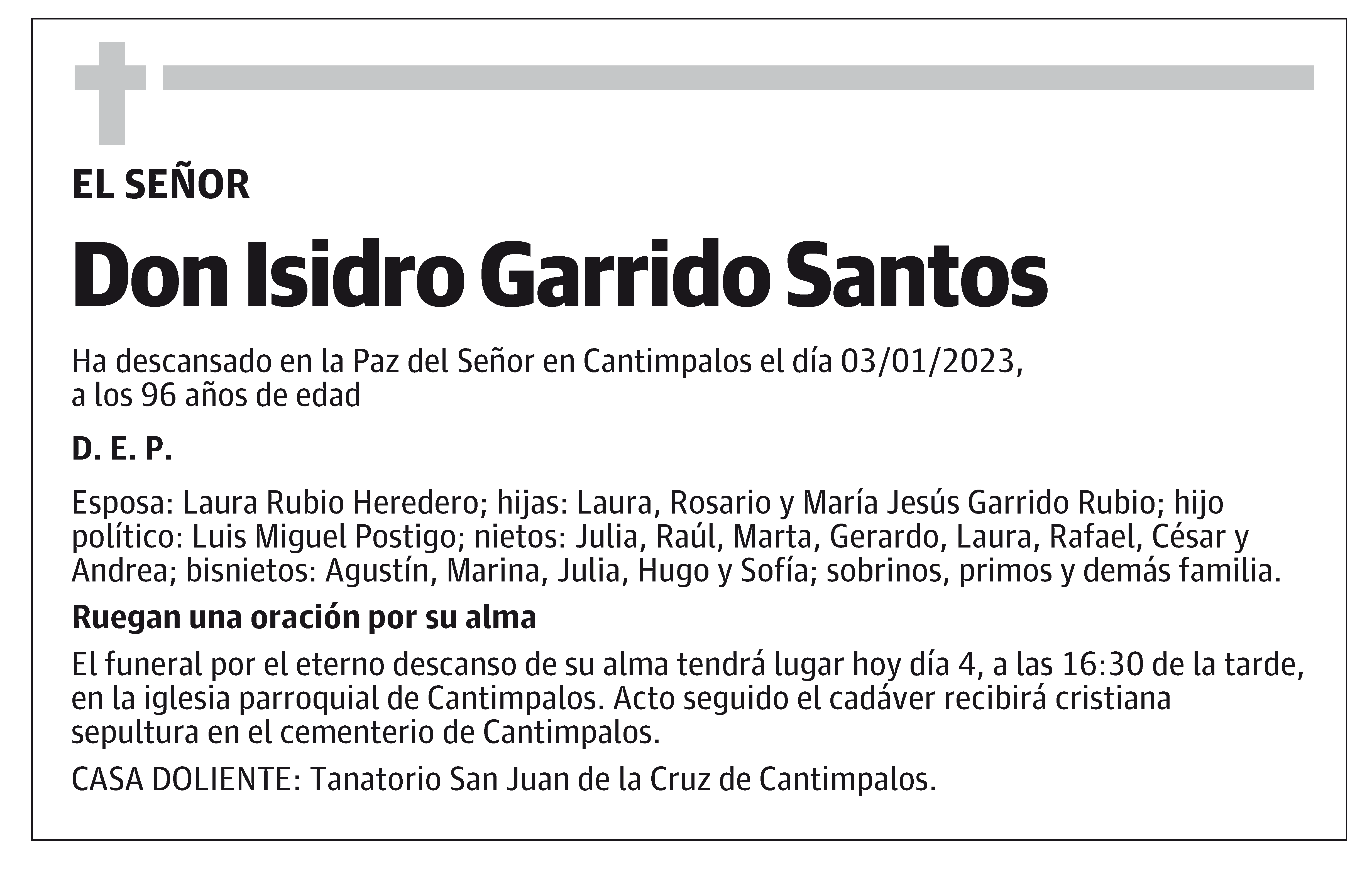 Isidro Garrido Santos