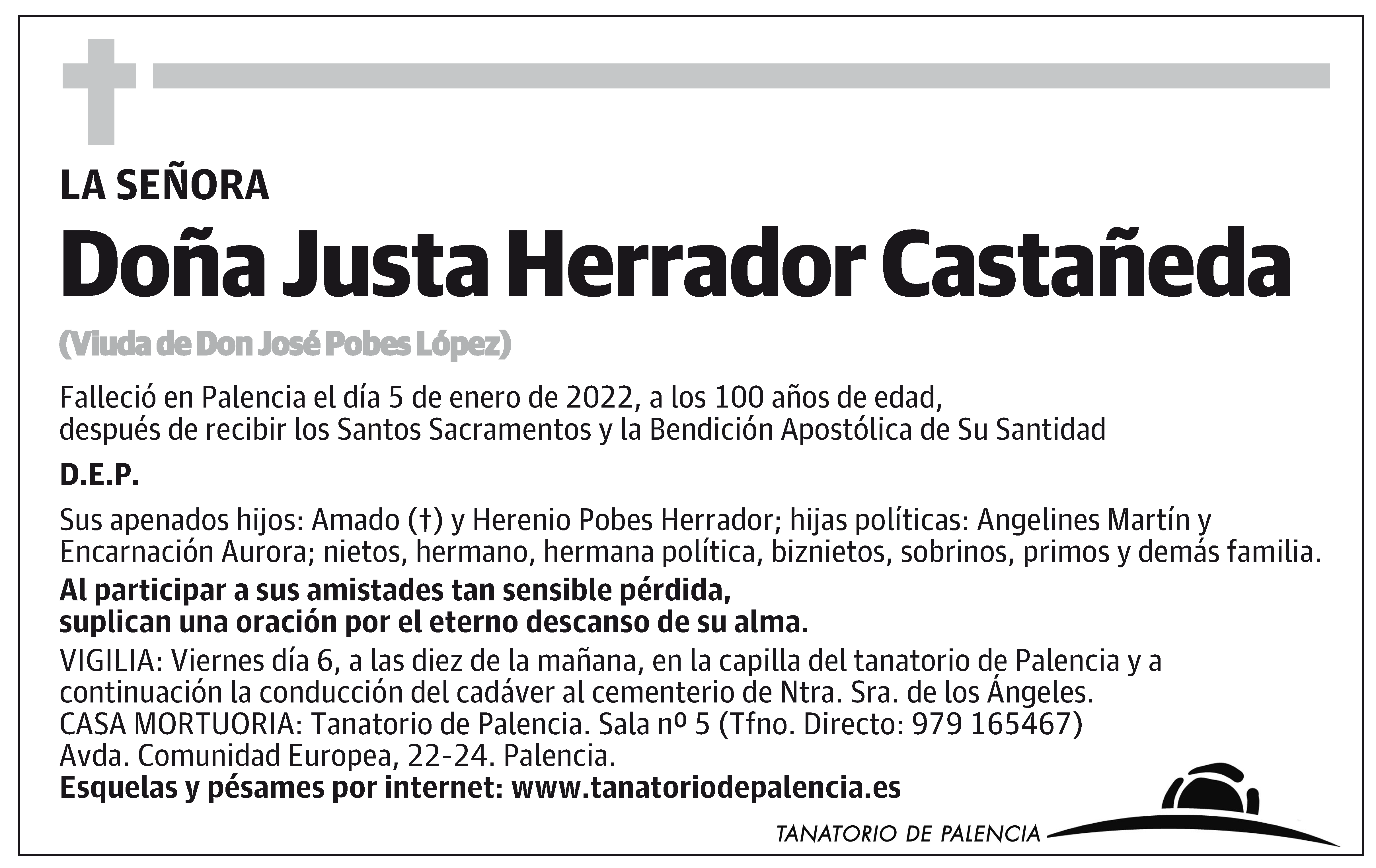 Justa Herrador Castañeda