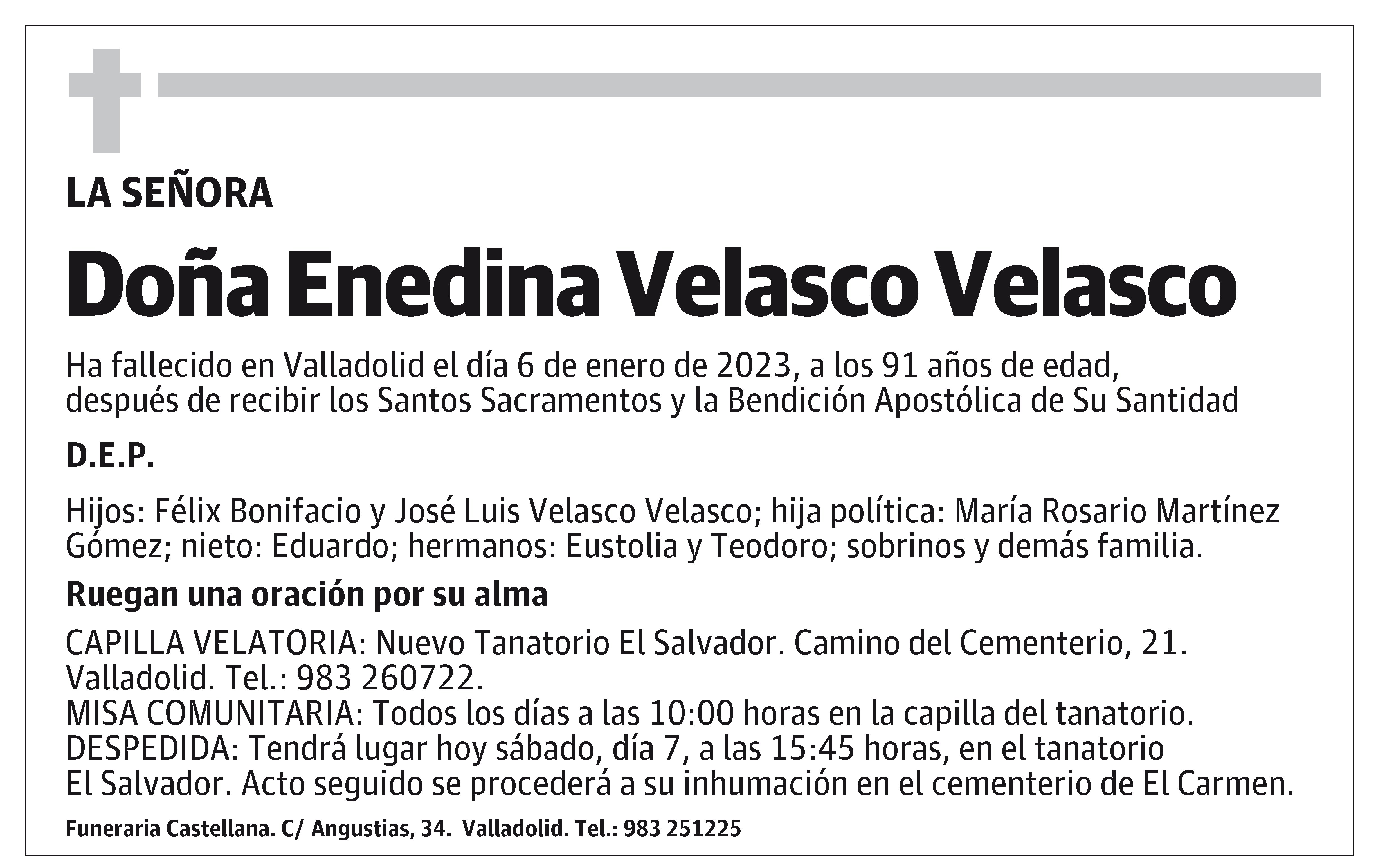 Enedina Velasco Velasco