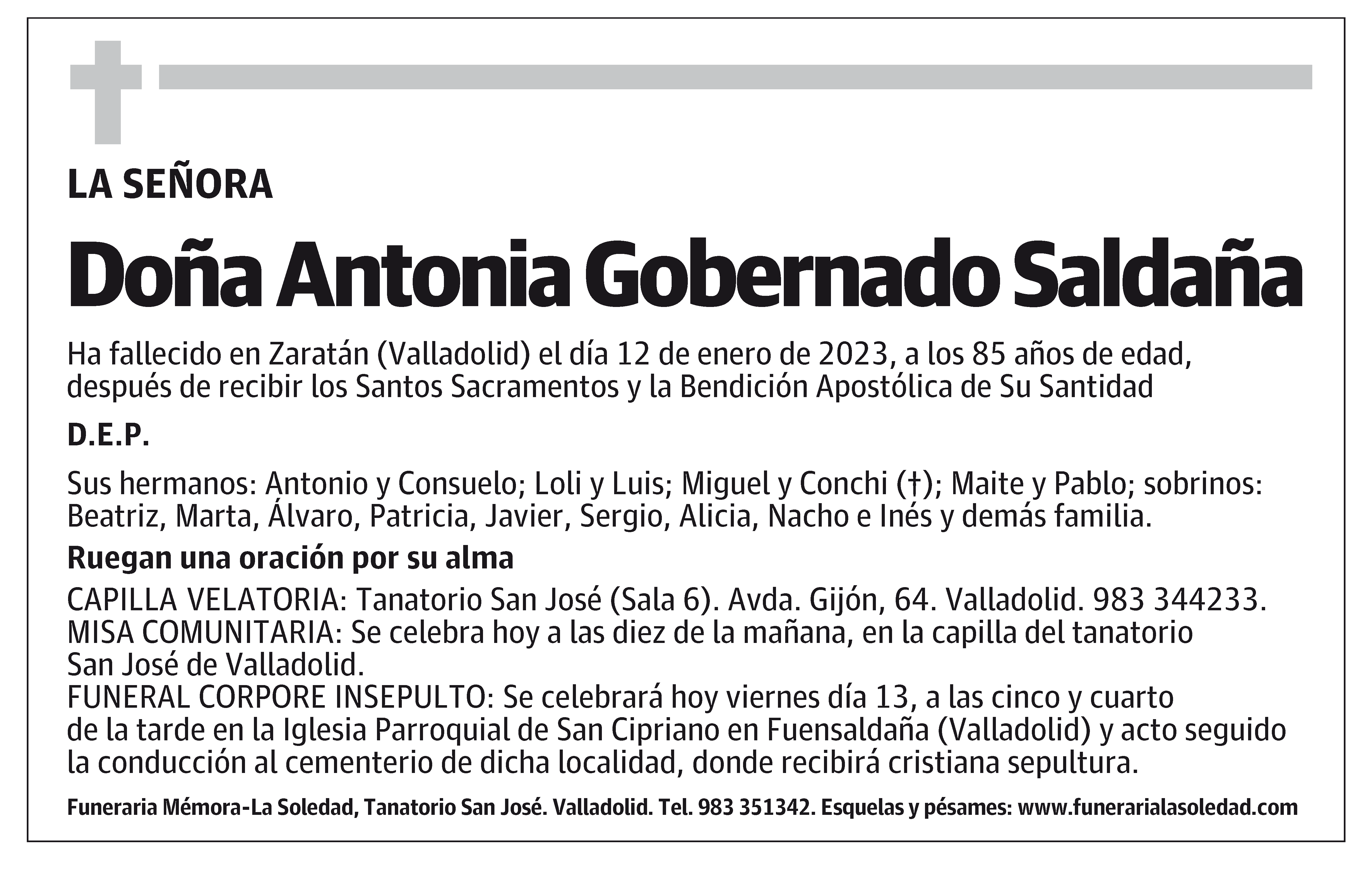 Antonia Gobernado Saldaña