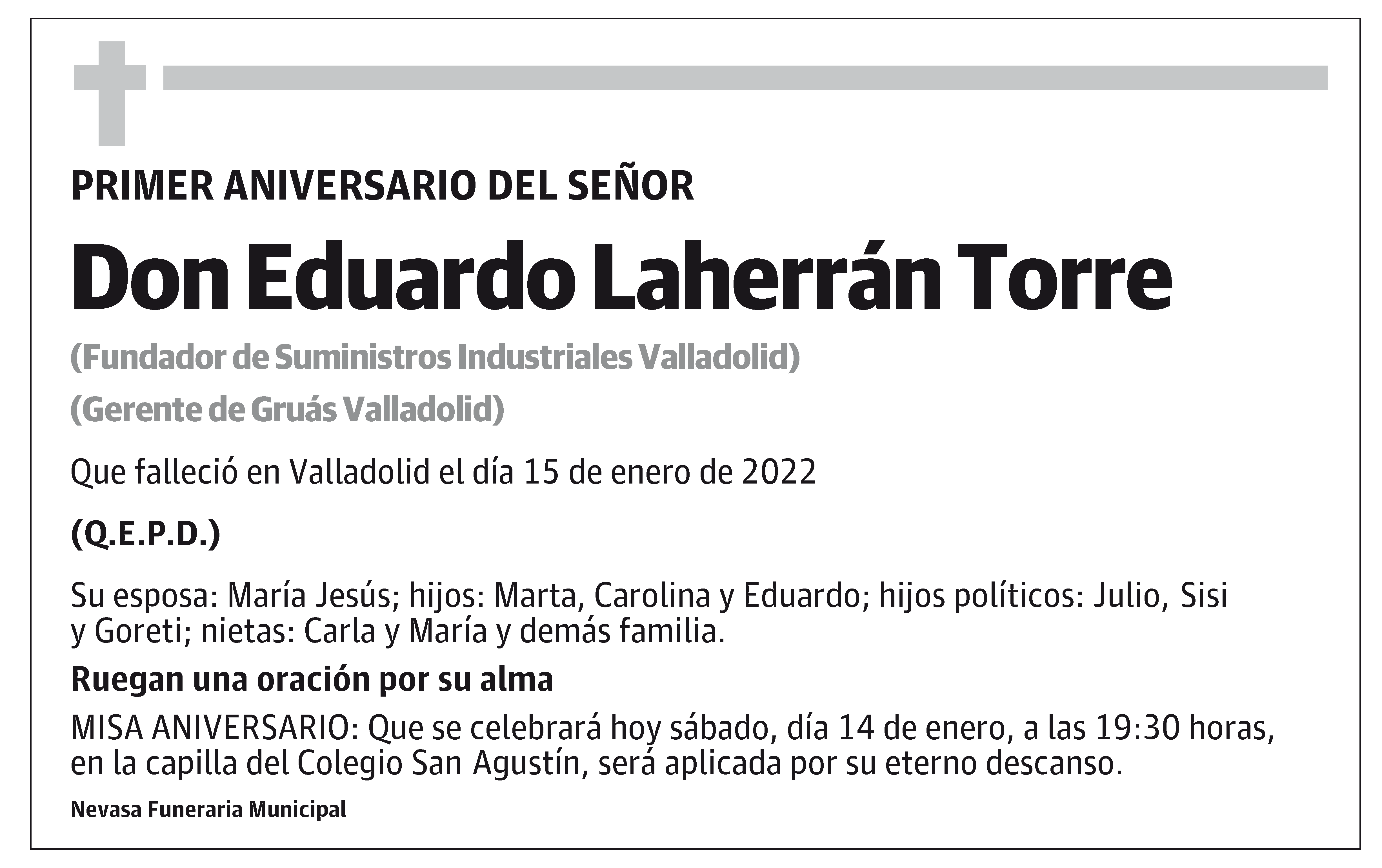 Don Eduardo Laherrán Torre