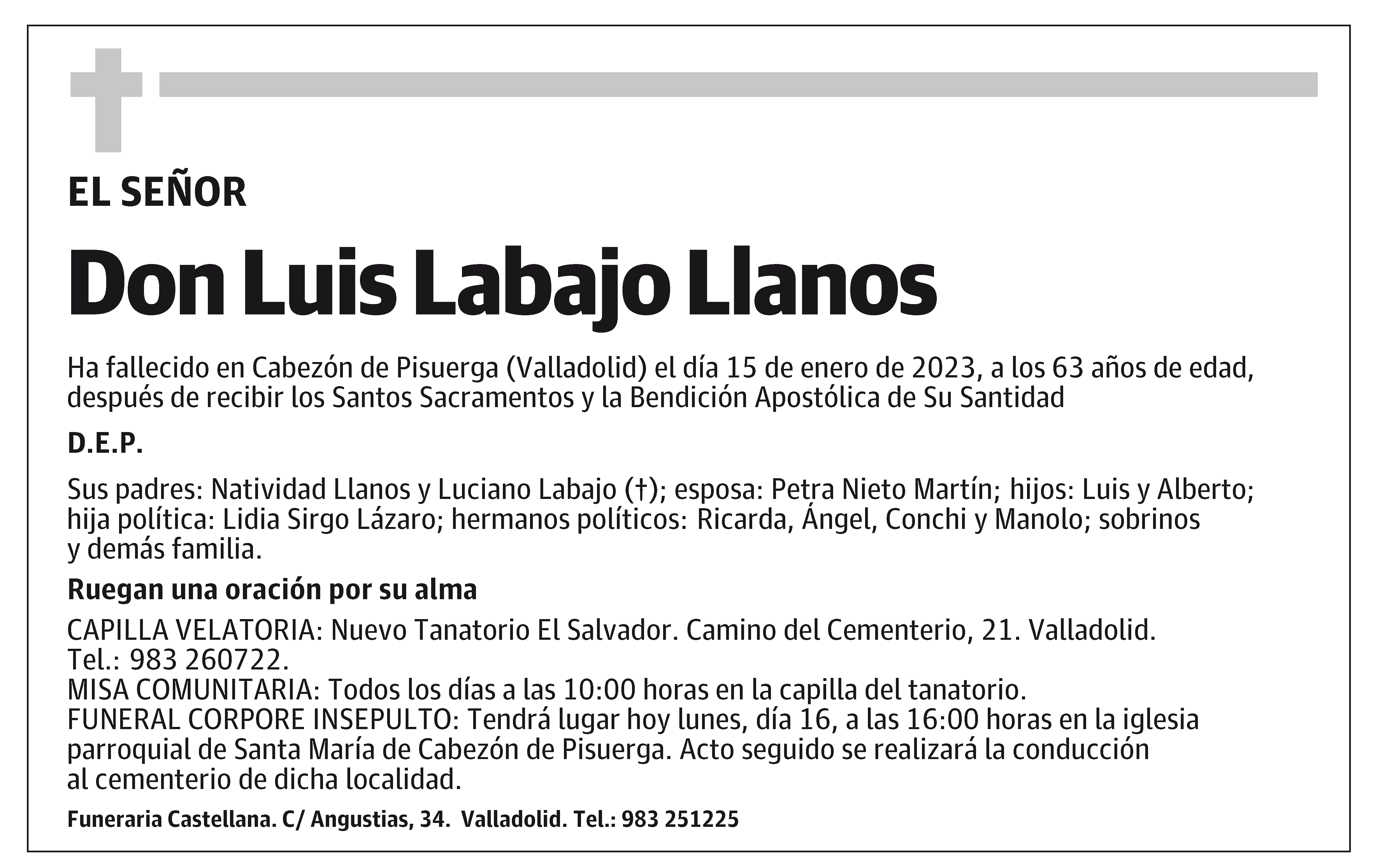 Luis Labajo Llanos