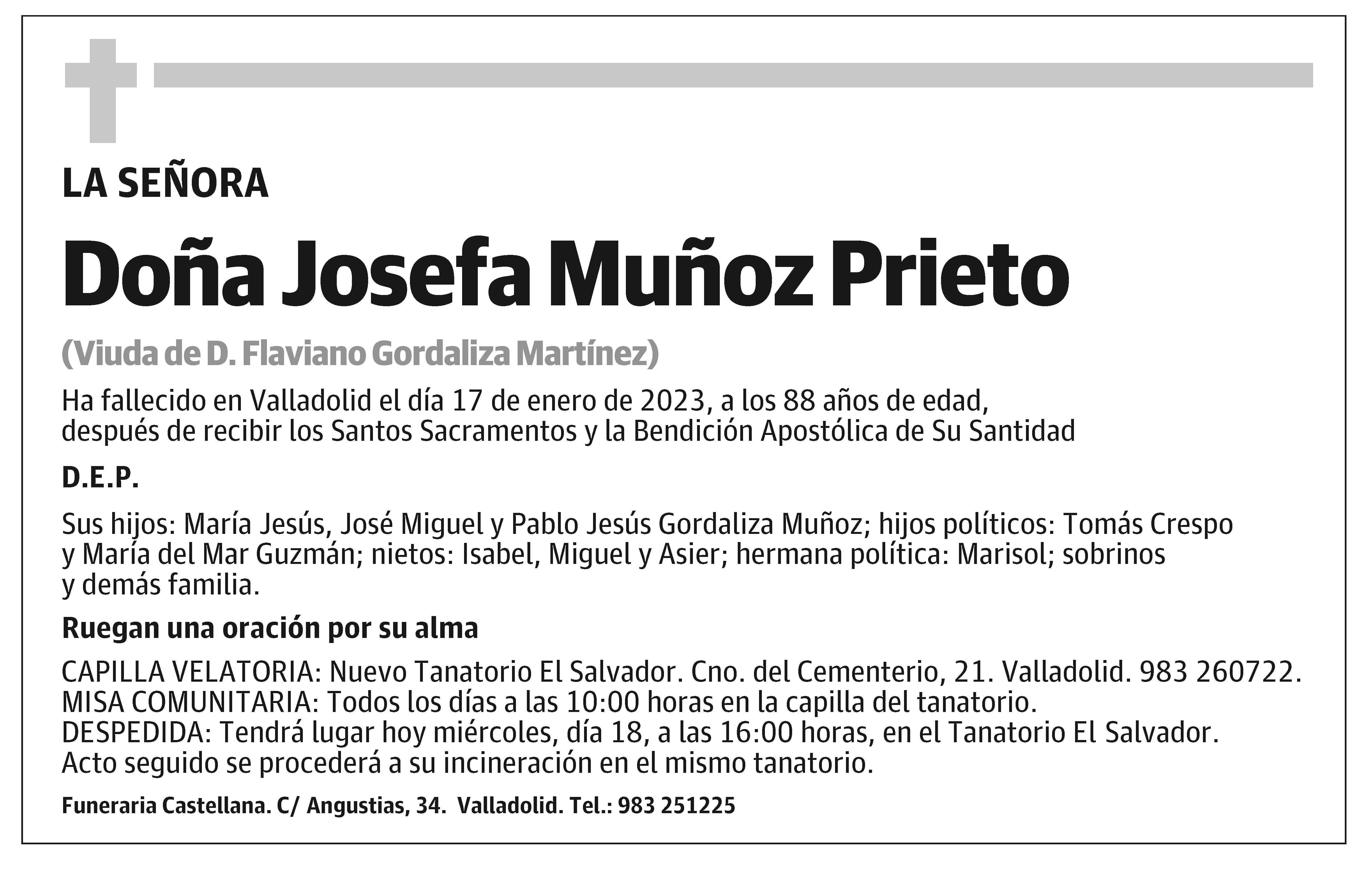 Josefa Muñoz Prieto